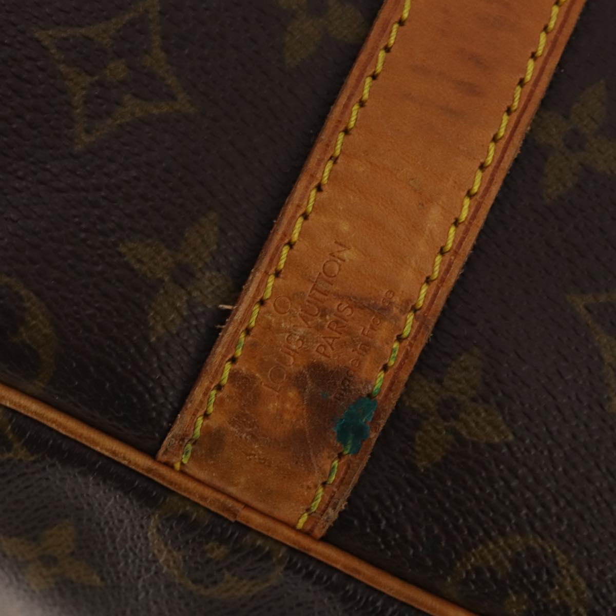 LOUIS VUITTON Monogram Keepall Bandouliere 55 Boston Bag M41414 LV Auth ep15610A