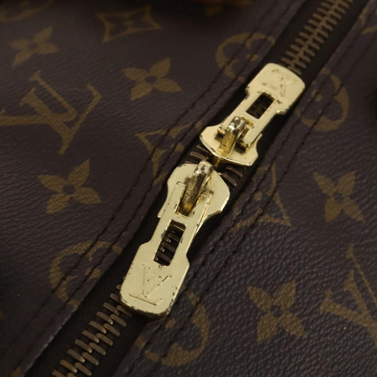LOUIS VUITTON Monogram Keepall Bandouliere 55 Boston Bag M41414 LV Auth ep15610A