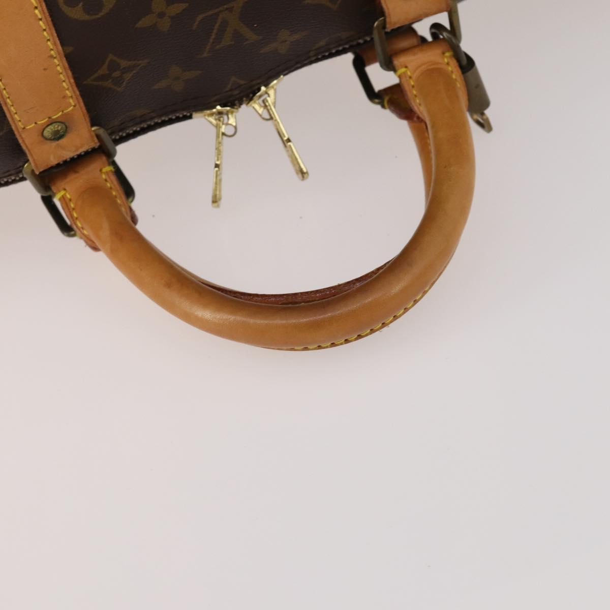 LOUIS VUITTON Monogram Keepall Bandouliere 55 Boston Bag M41414 LV Auth ep15610A