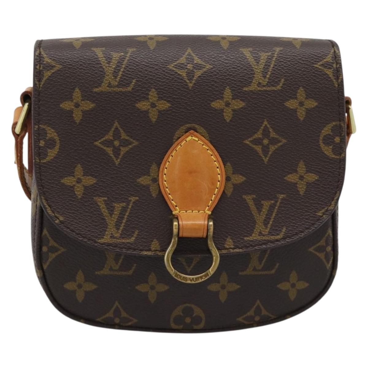 LOUIS VUITTON Monogram Saint Cloud PM Shoulder Bag M51244 LV Auth ep15616A