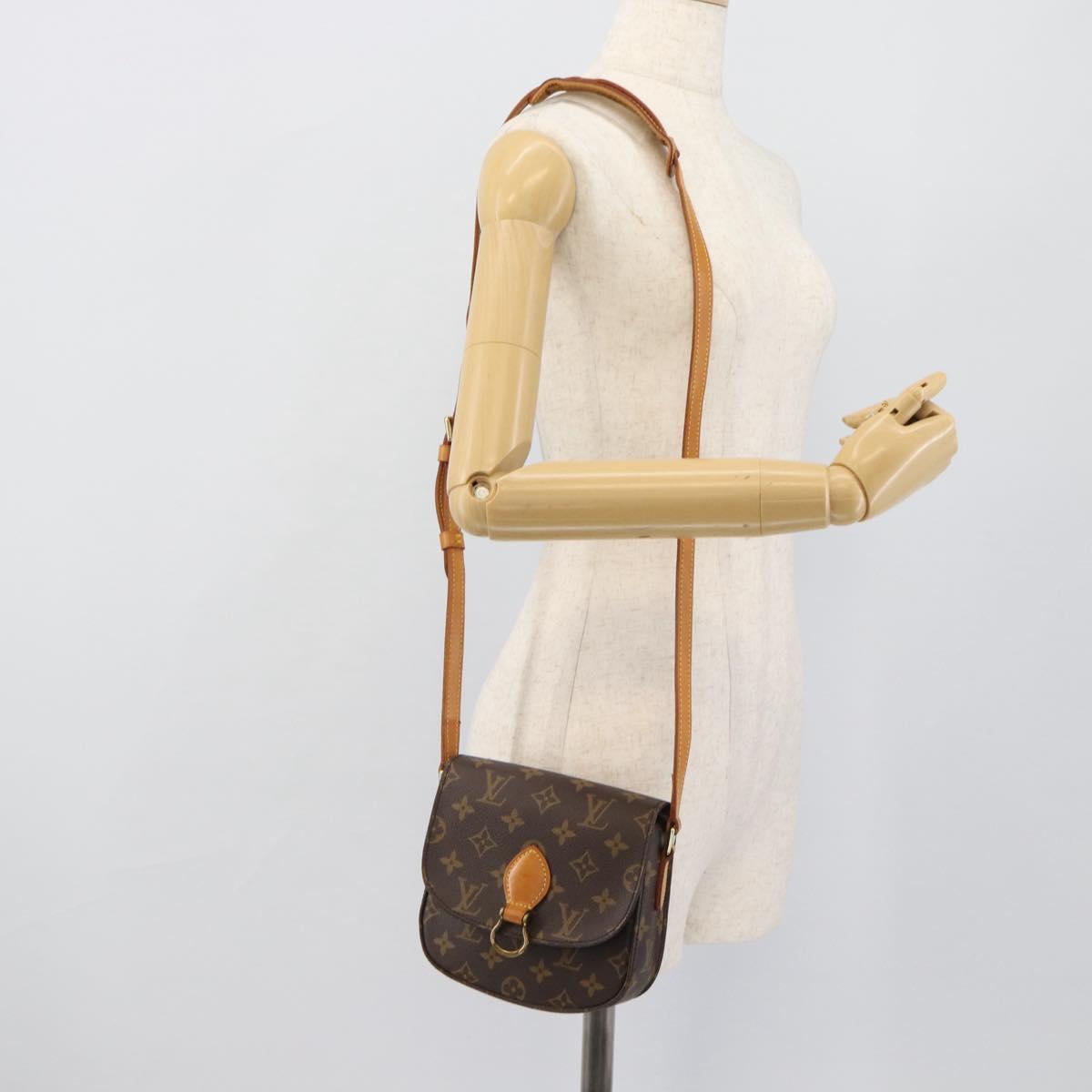 LOUIS VUITTON Monogram Saint Cloud PM Shoulder Bag M51244 LV Auth ep15616A