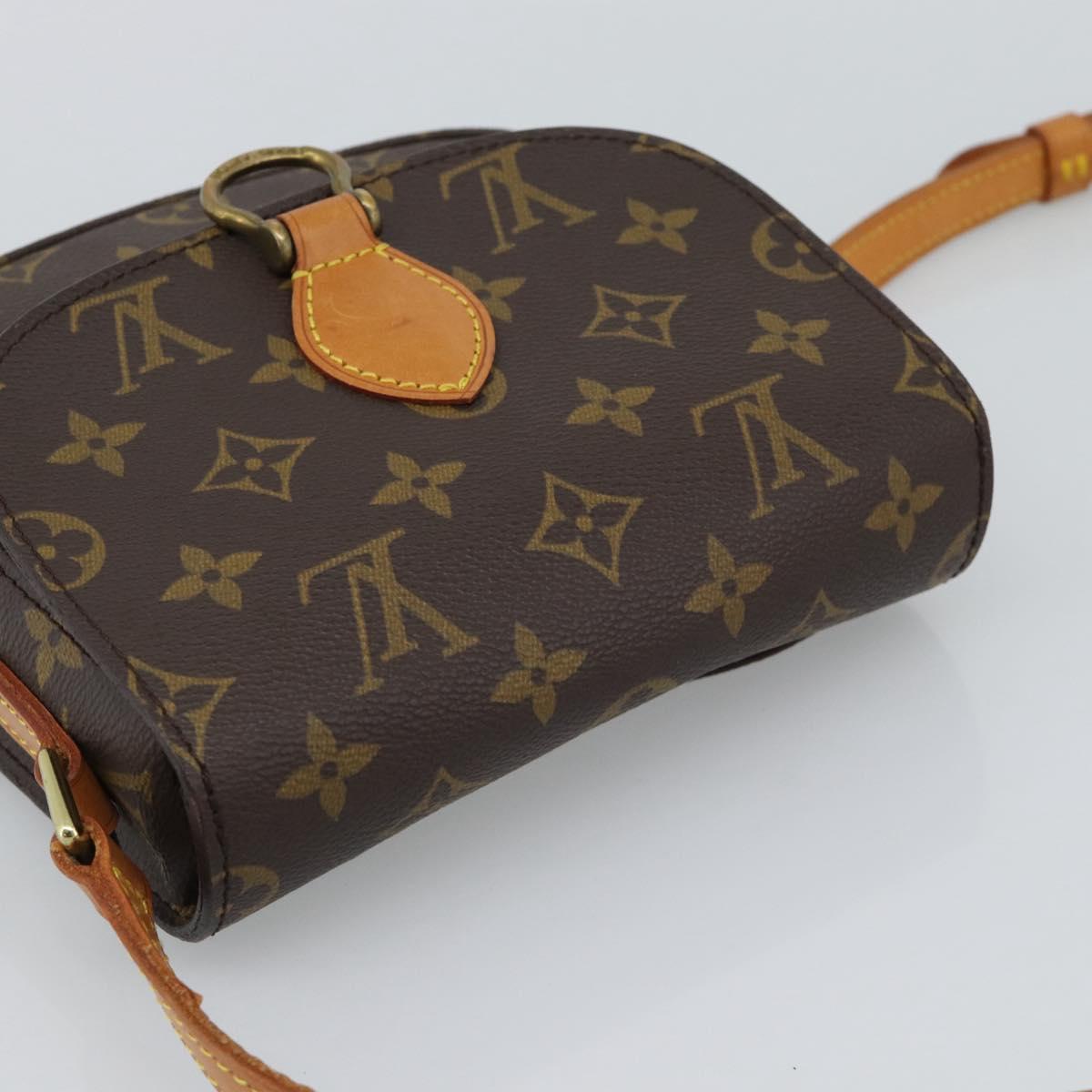 LOUIS VUITTON Monogram Saint Cloud PM Shoulder Bag M51244 LV Auth ep15616A