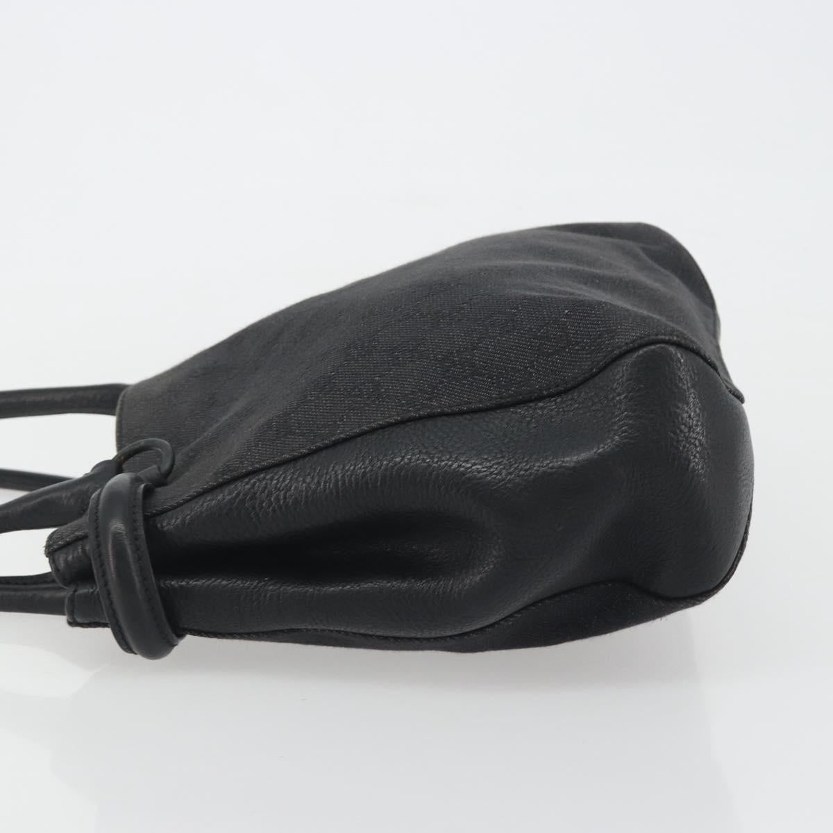 GUCCI GG Canvas Shoulder Bag Black 101971 Auth ep15619