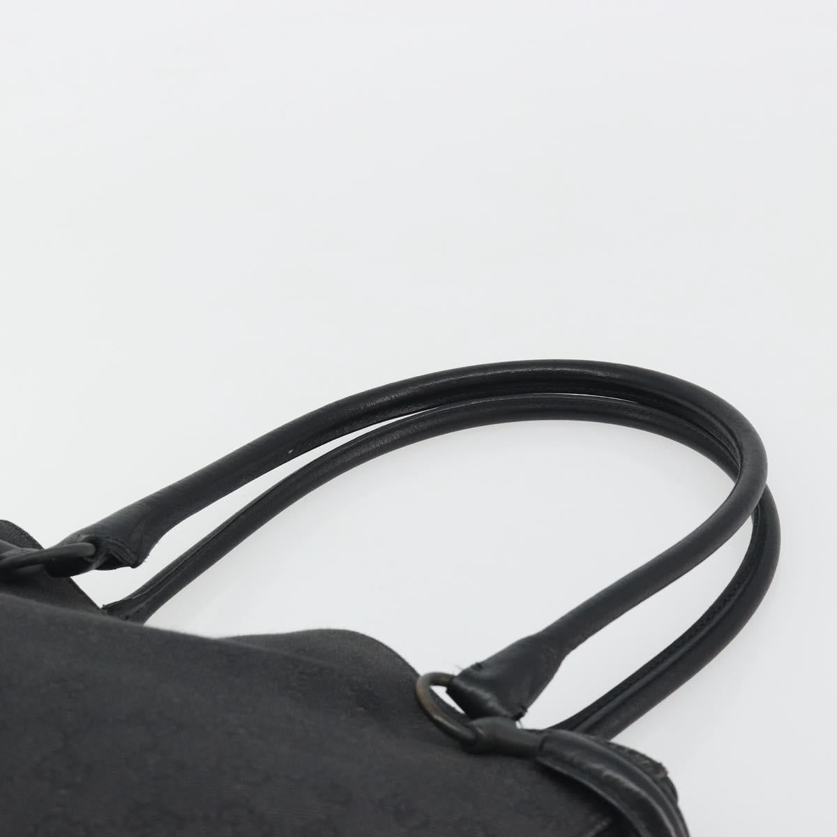 GUCCI GG Canvas Shoulder Bag Black 101971 Auth ep15619