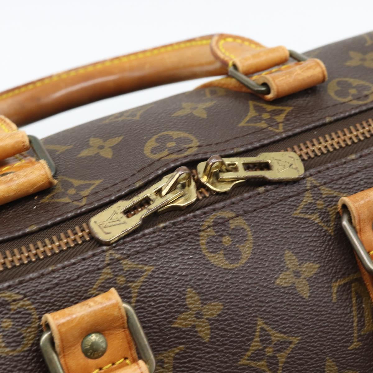 LOUIS VUITTON Monogram Keepall 45 Boston Bag M41428 LV Auth ep15621
