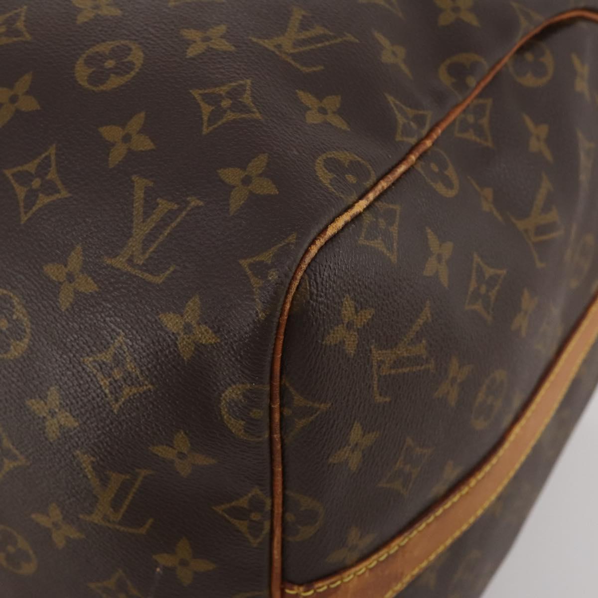 LOUIS VUITTON Monogram Keepall Bandouliere 55 Boston Bag M41414 LV Auth ep15622