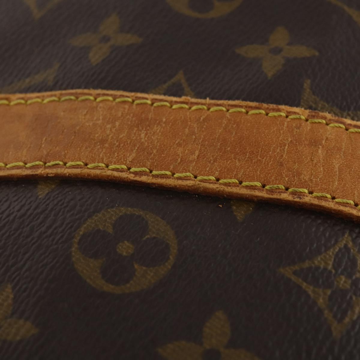 LOUIS VUITTON Monogram Keepall Bandouliere 55 Boston Bag M41414 LV Auth ep15622