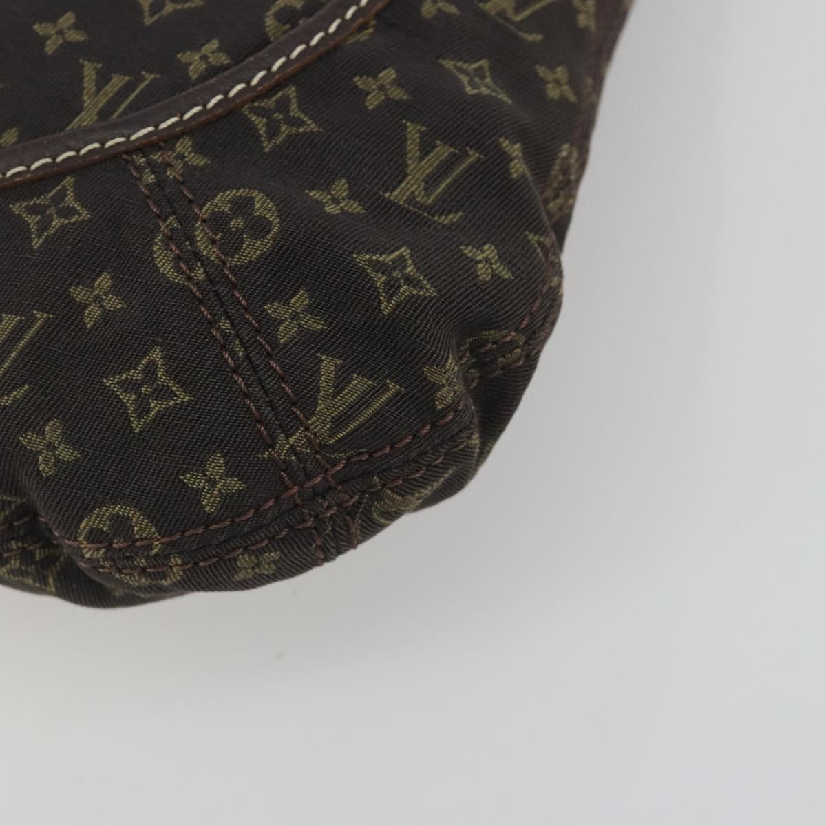 LOUIS VUITTON Monogram Mini Manon PM Shoulder Bag Ebene M95621 LV Auth ep15623A