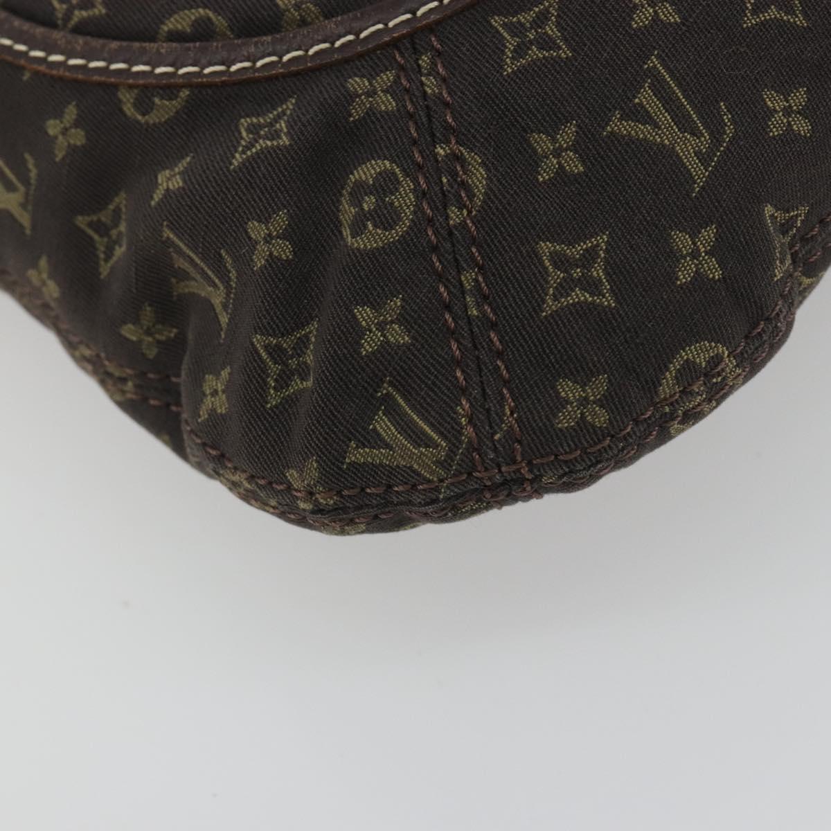 LOUIS VUITTON Monogram Mini Manon PM Shoulder Bag Ebene M95621 LV Auth ep15623A