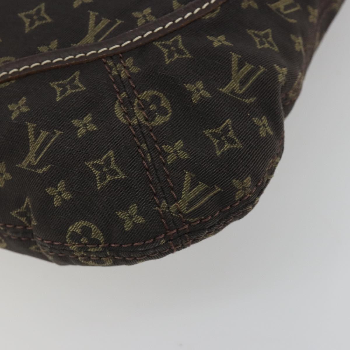 LOUIS VUITTON Monogram Mini Manon PM Shoulder Bag Ebene M95621 LV Auth ep15623A