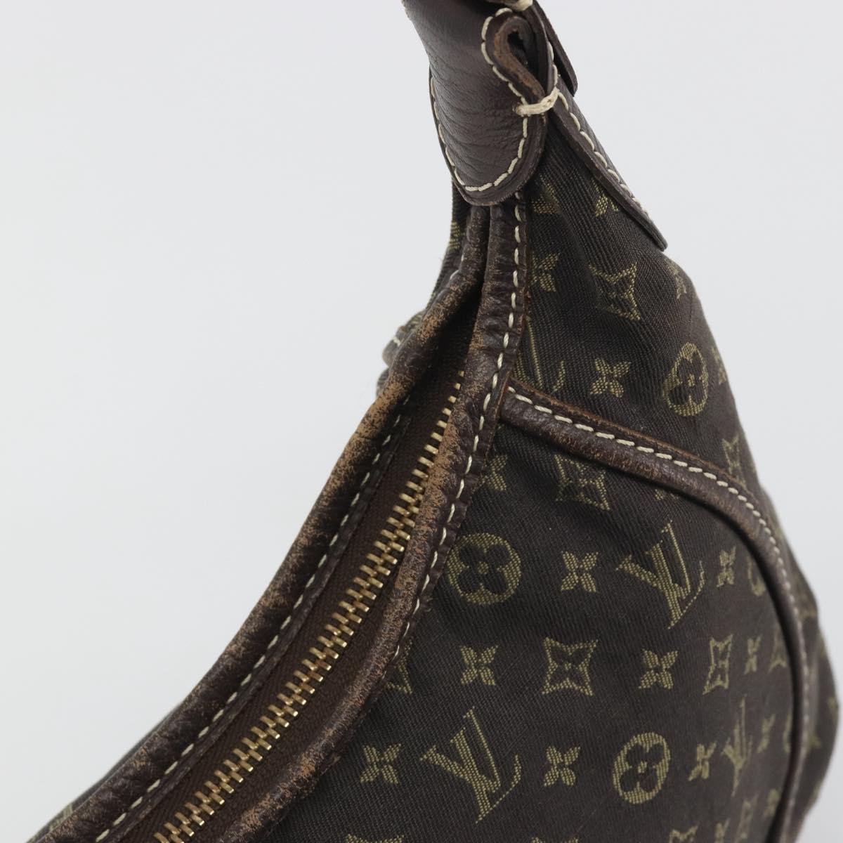 LOUIS VUITTON Monogram Mini Manon PM Shoulder Bag Ebene M95621 LV Auth ep15623A