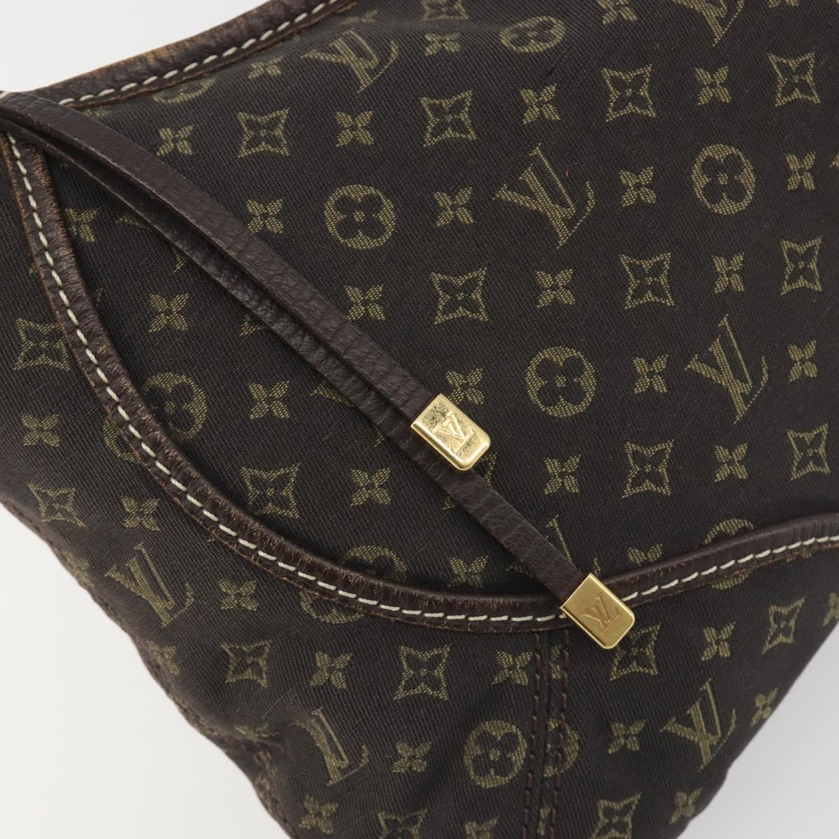 LOUIS VUITTON Monogram Mini Manon PM Shoulder Bag Ebene M95621 LV Auth ep15623A
