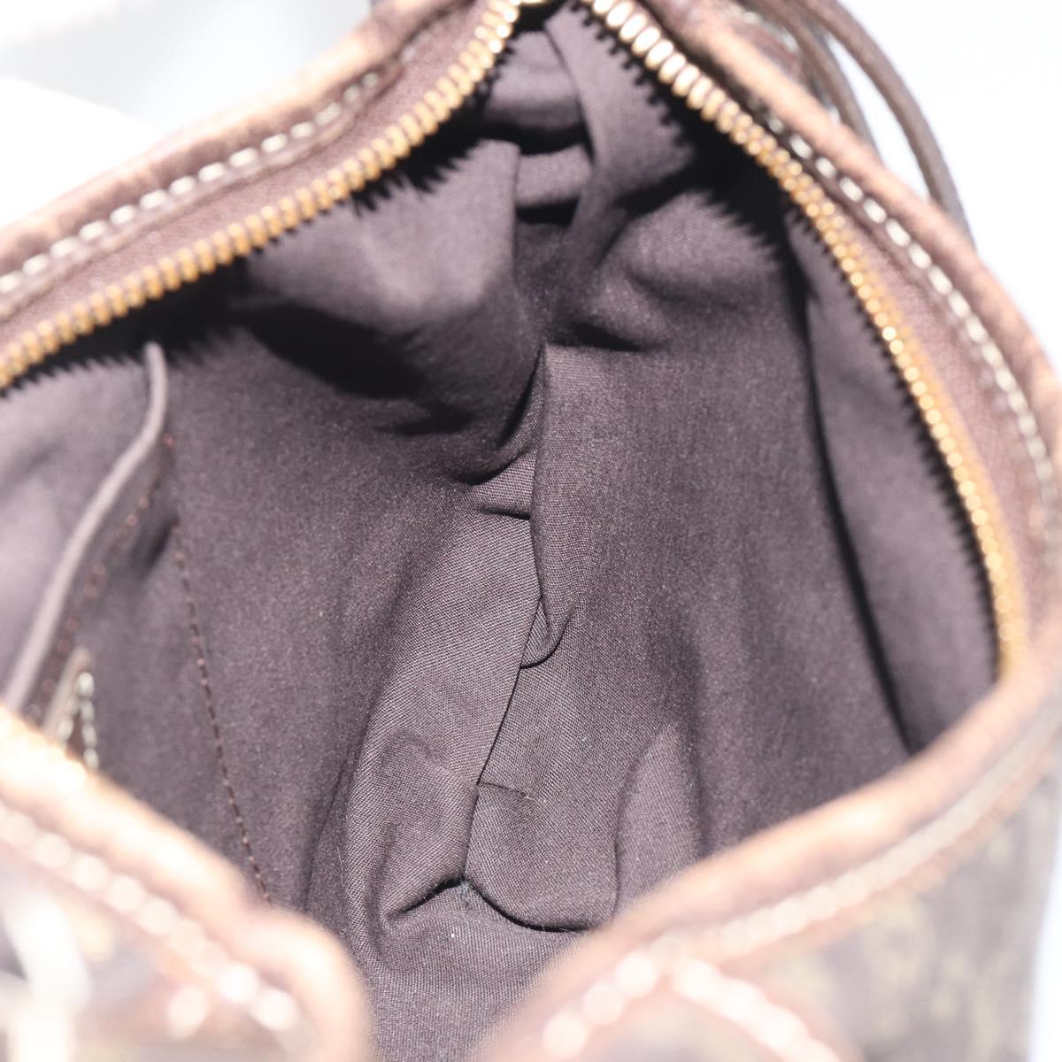LOUIS VUITTON Monogram Mini Manon PM Shoulder Bag Ebene M95621 LV Auth ep15623A