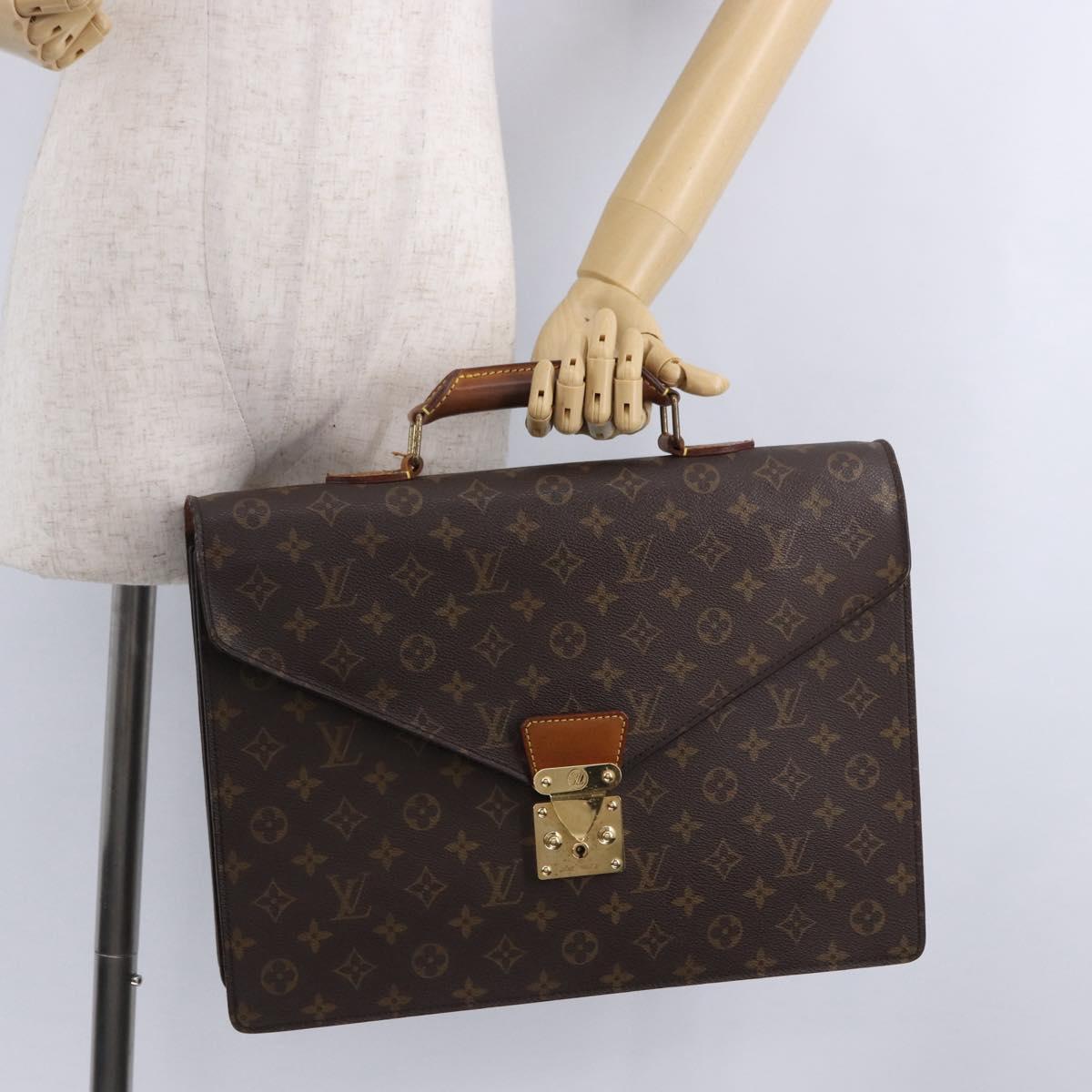 LOUIS VUITTON Monogram Serviette Conseiller Briefcase M53331 LV Auth ep15624