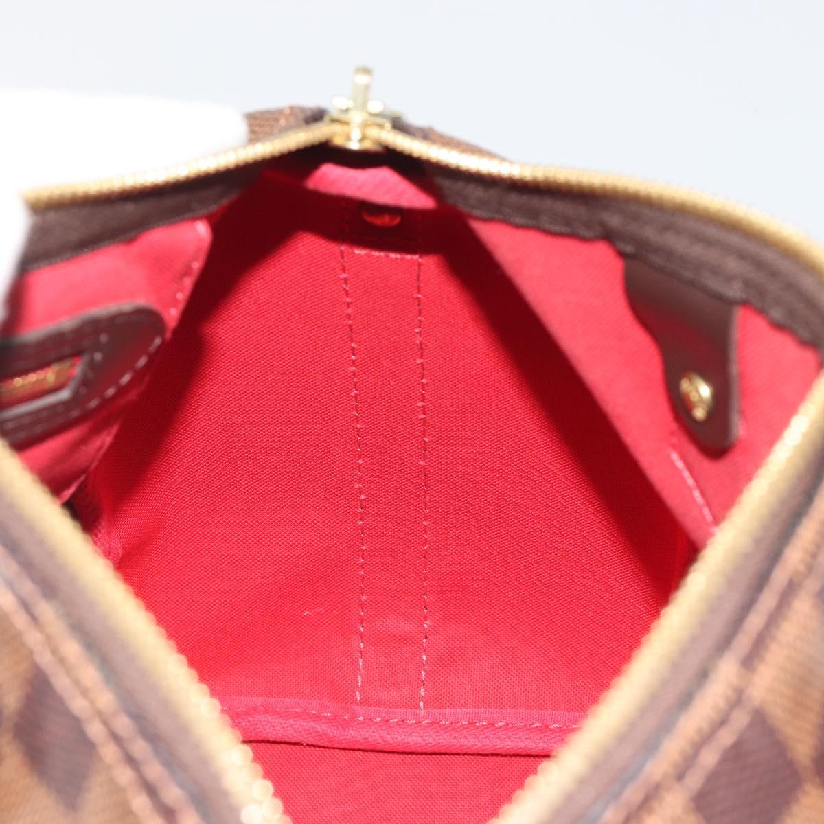 LOUIS VUITTON Damier Ebene Speedy Bandouliere 25 Hand Bag N41368 Auth ep15627V