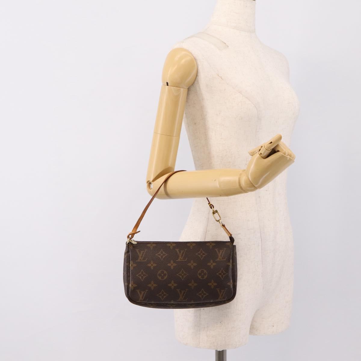 LOUIS VUITTON Monogram Pochette Accessoires Pouch M51980 LV Auth ep15630A