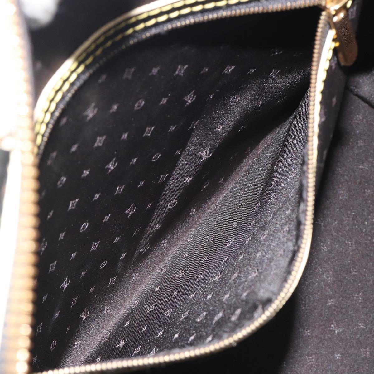 LOUIS VUITTON Suhari Lockit PM Hand Bag Leather Black M91888 LV Auth ep15631