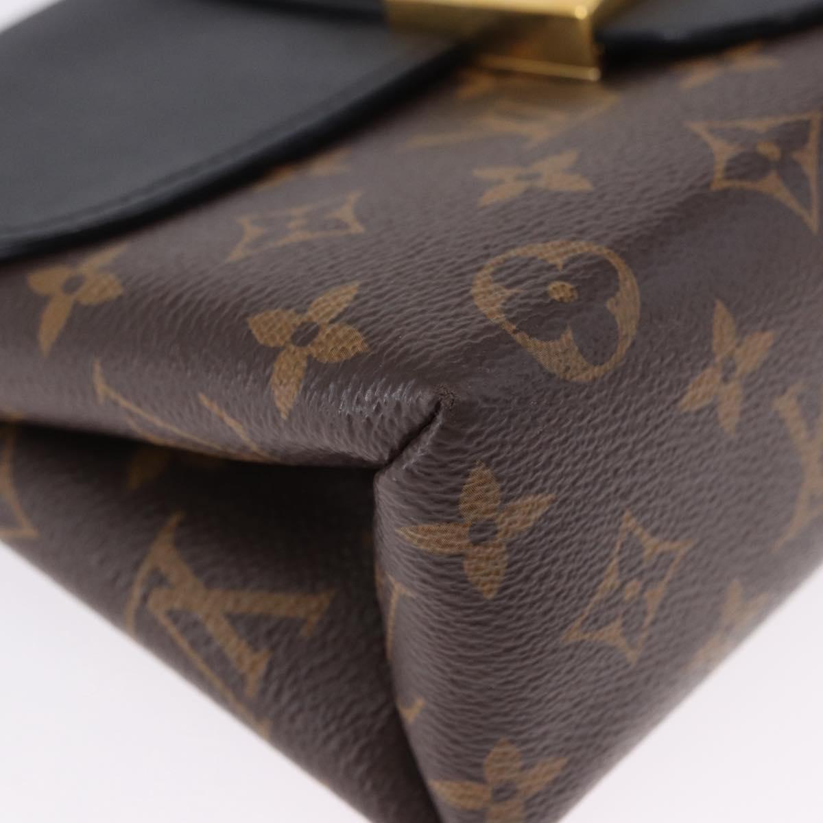 LOUIS VUITTON Monogram Rocky BB Hand Bag 2way Black M44141 LV Auth ep15635V