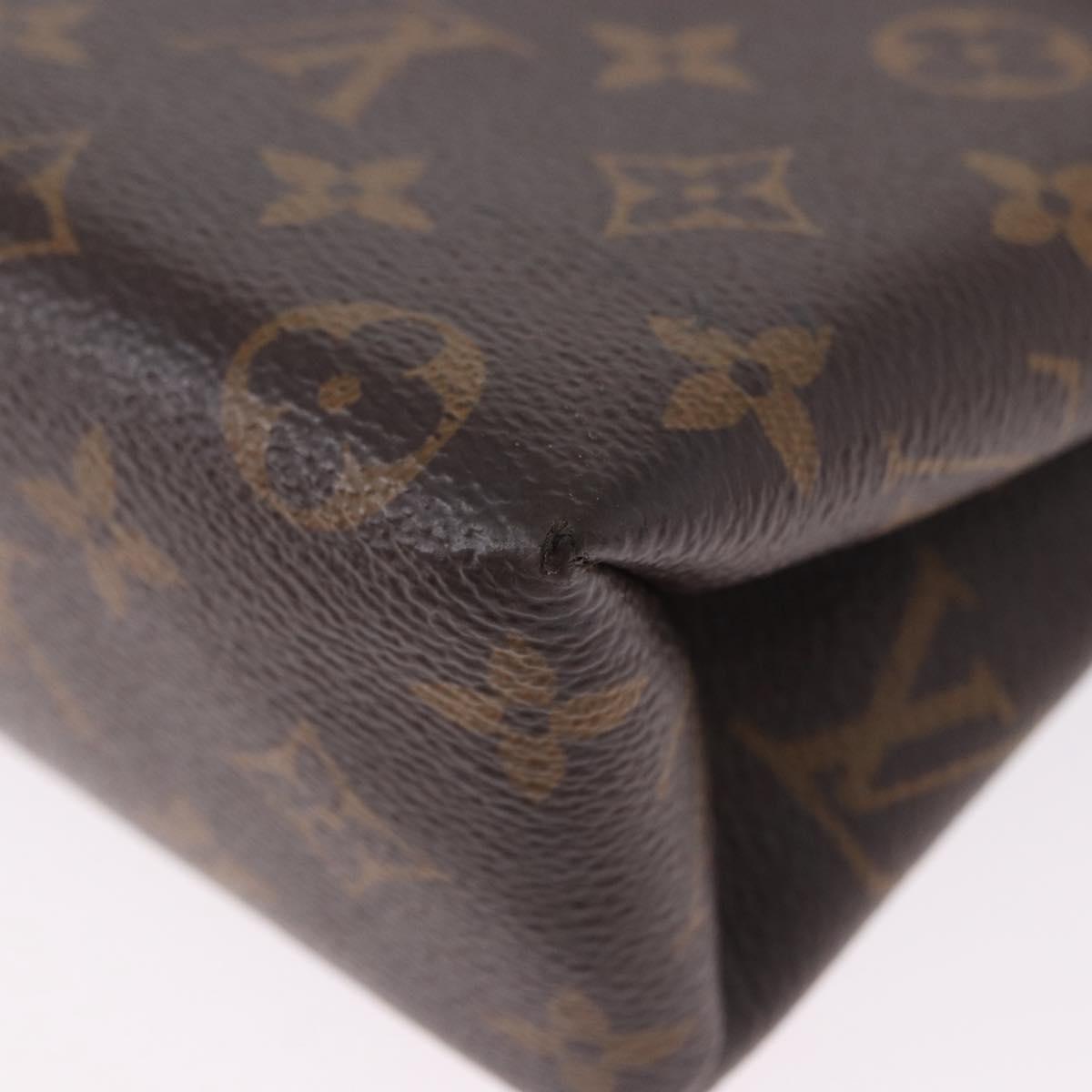 LOUIS VUITTON Monogram Rocky BB Hand Bag 2way Black M44141 LV Auth ep15635V