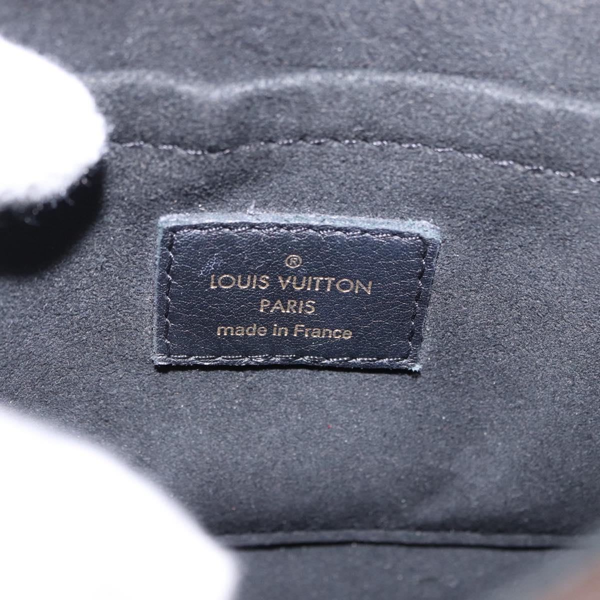 LOUIS VUITTON Monogram Rocky BB Hand Bag 2way Black M44141 LV Auth ep15635V