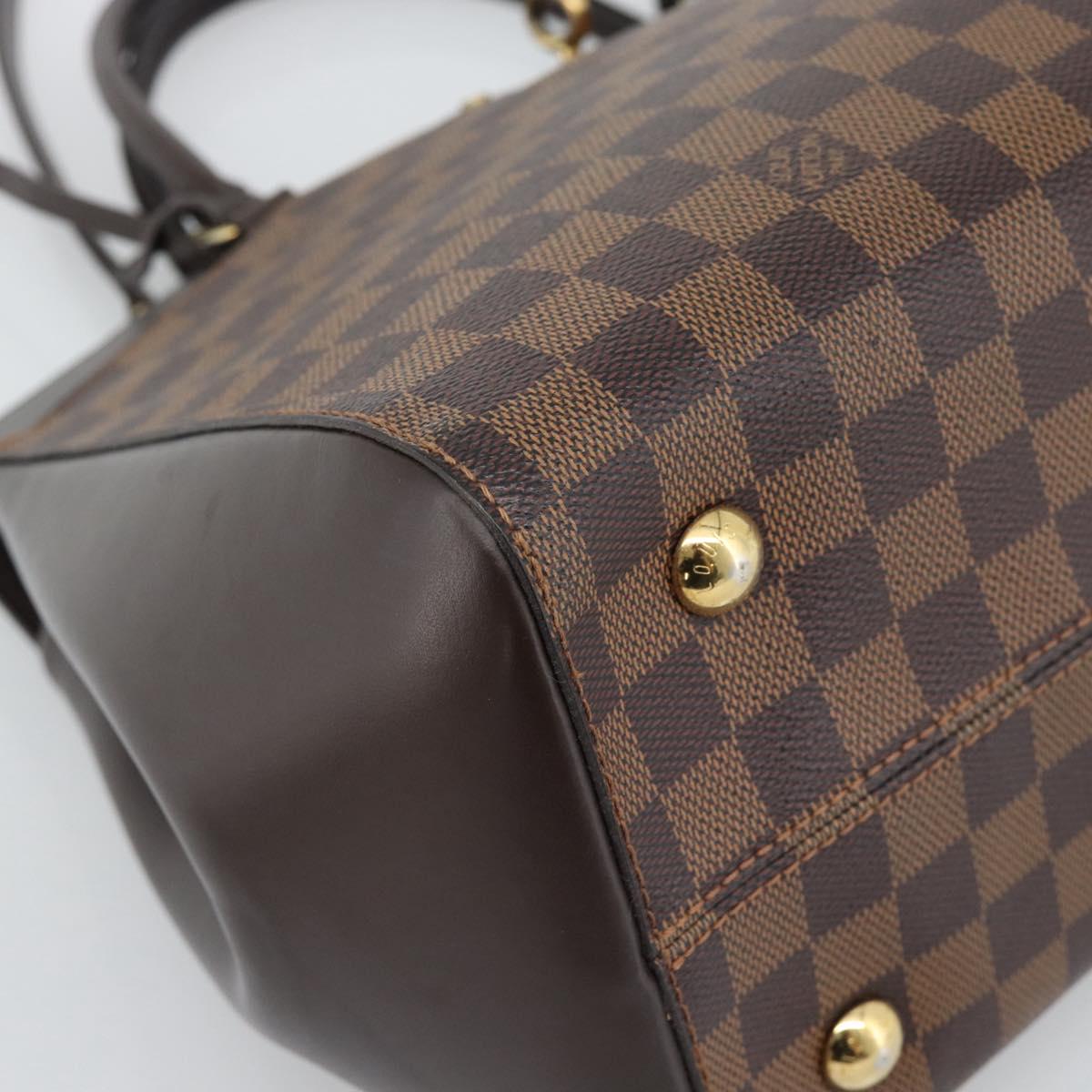 LOUIS VUITTON Damier Ebene Rivoli Hand Bag N41150 LV Auth ep15636V