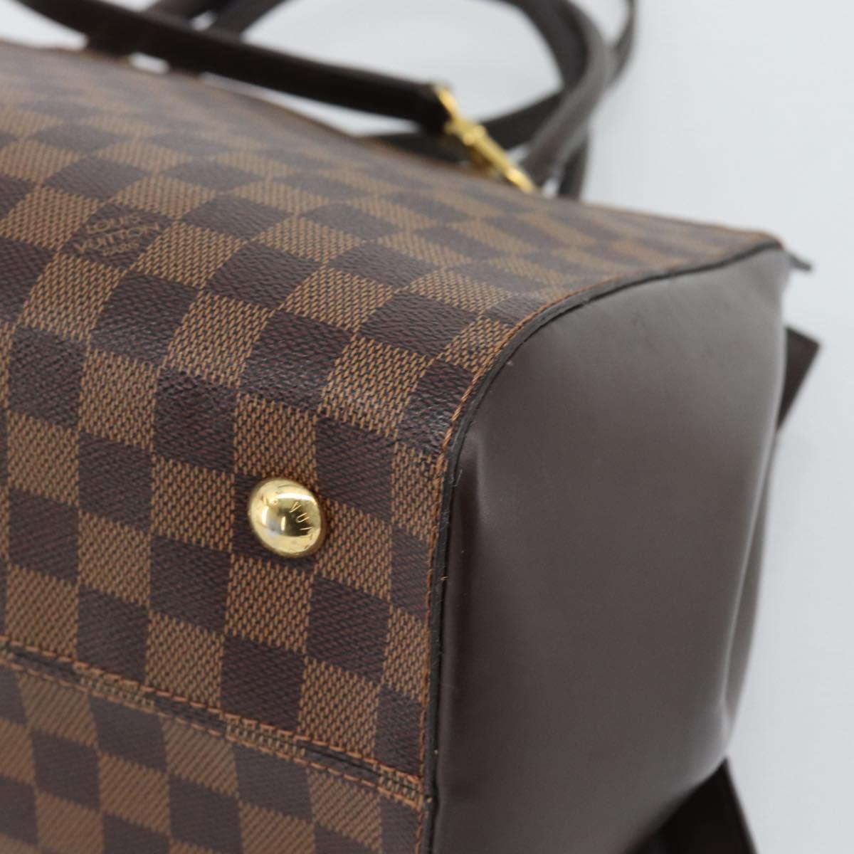 LOUIS VUITTON Damier Ebene Rivoli Hand Bag N41150 LV Auth ep15636V