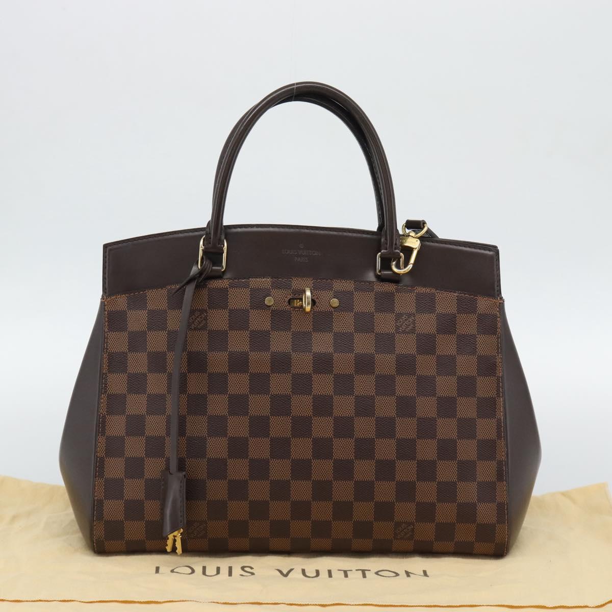 LOUIS VUITTON Damier Ebene Rivoli Hand Bag N41150 LV Auth ep15636V