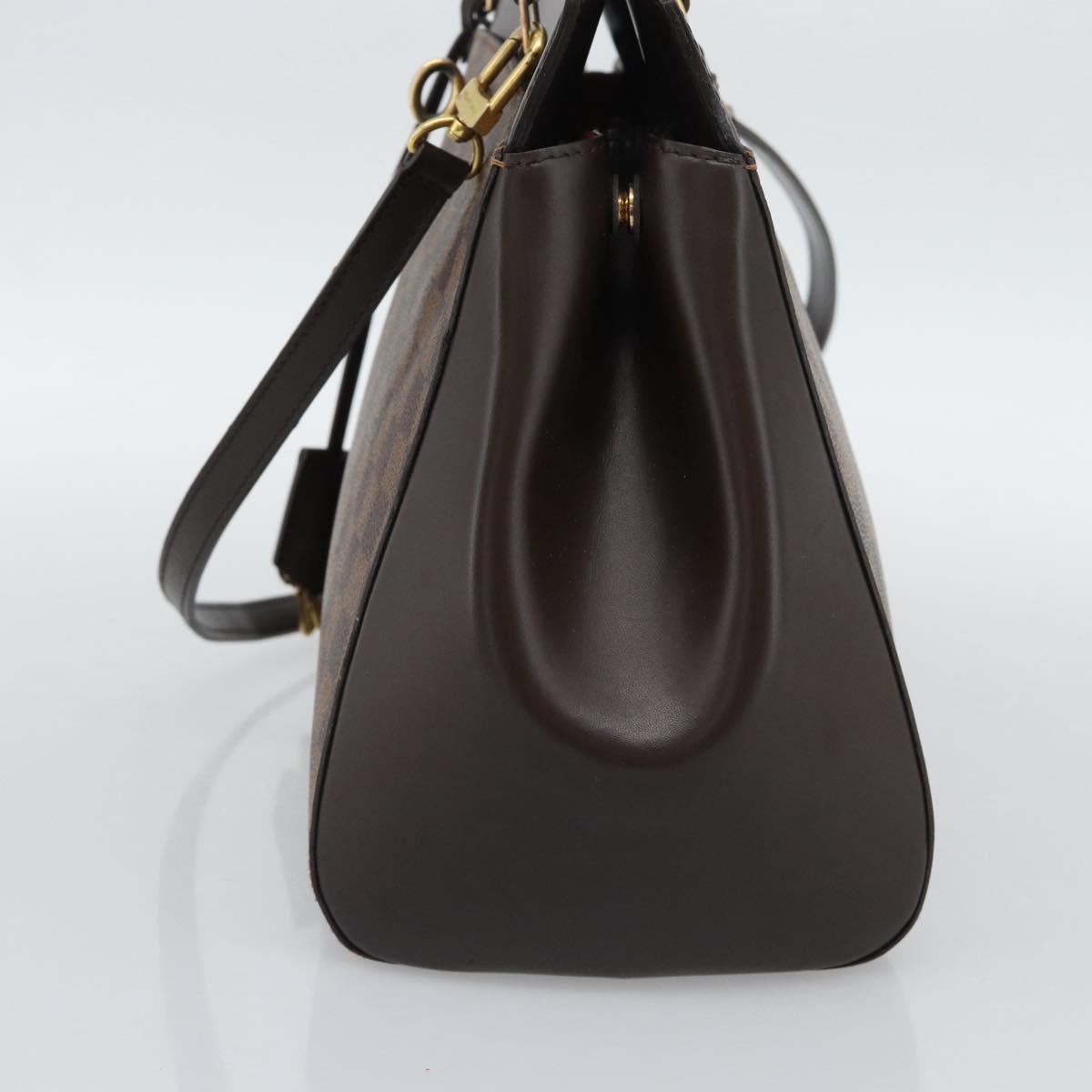 LOUIS VUITTON Damier Ebene Rivoli Hand Bag N41150 LV Auth ep15636V
