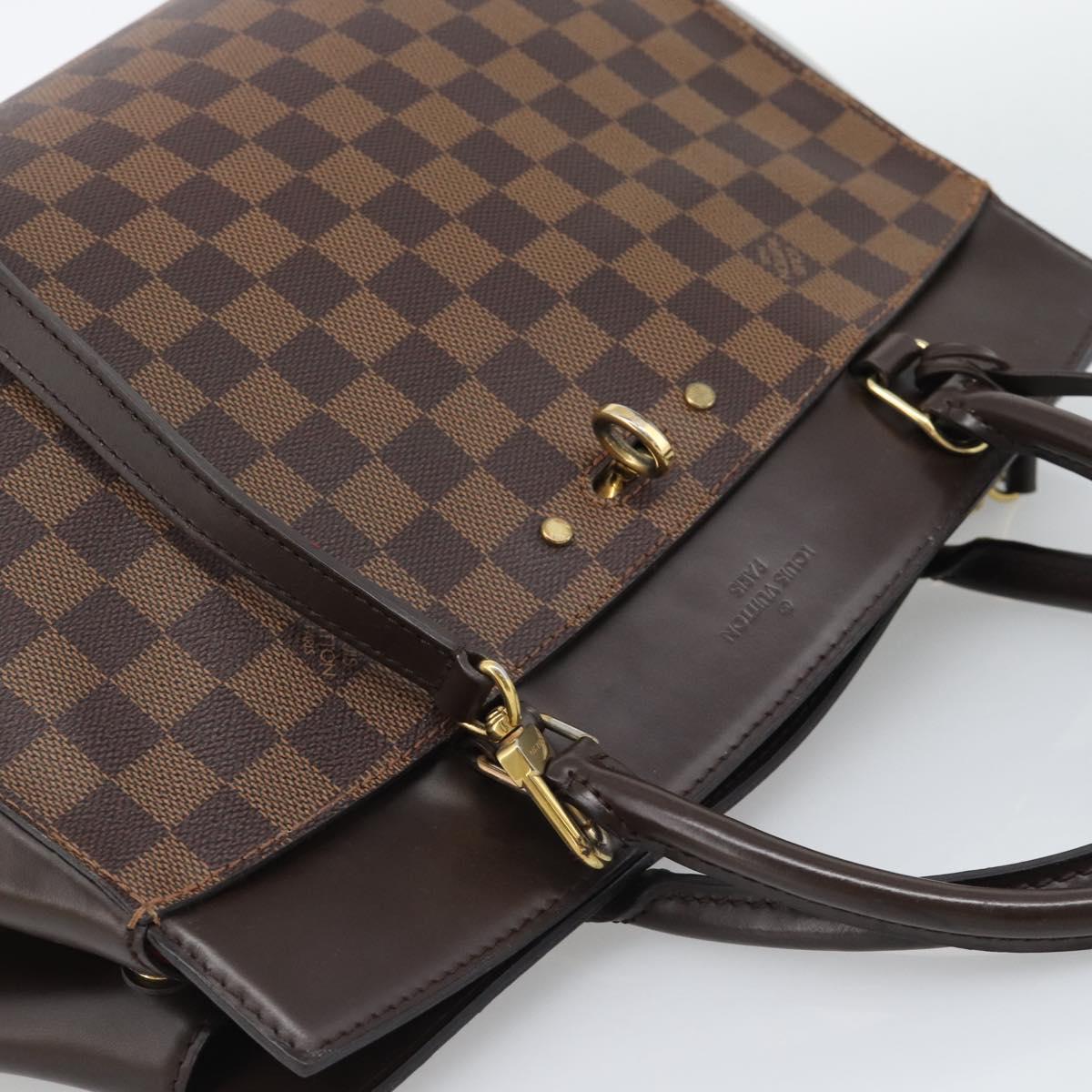 LOUIS VUITTON Damier Ebene Rivoli Hand Bag N41150 LV Auth ep15636V