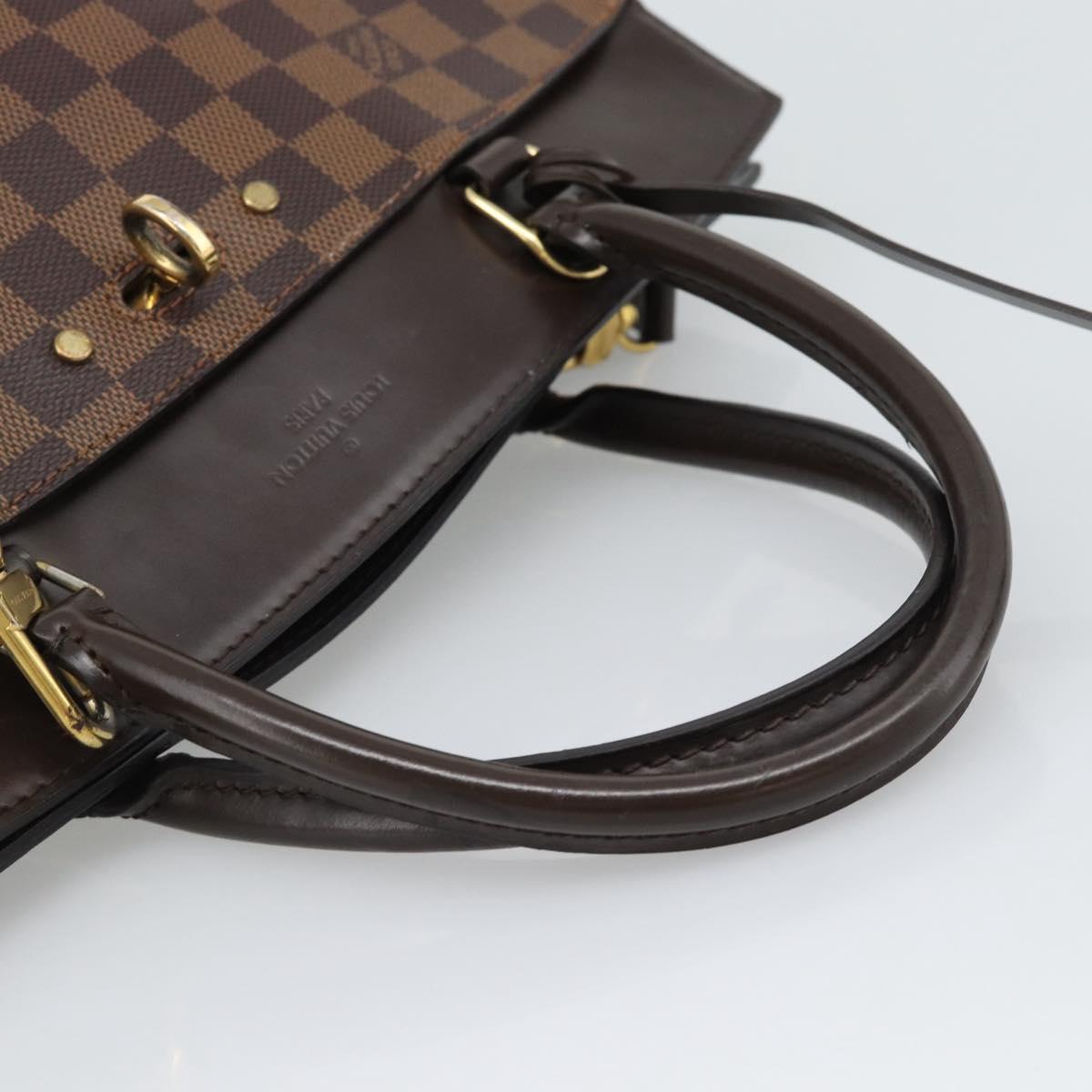 LOUIS VUITTON Damier Ebene Rivoli Hand Bag N41150 LV Auth ep15636V