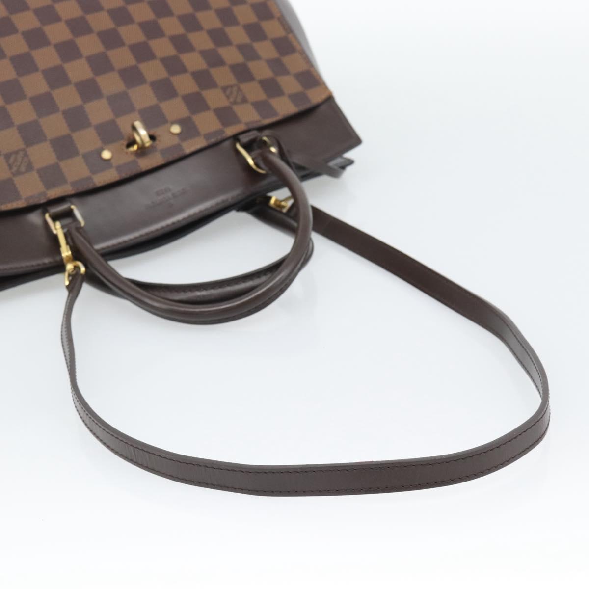 LOUIS VUITTON Damier Ebene Rivoli Hand Bag N41150 LV Auth ep15636V
