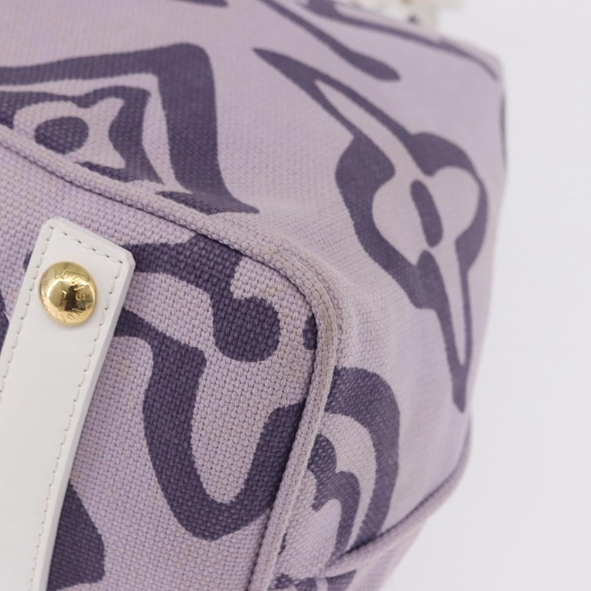 LOUIS VUITTON Cruise line Taicienne GM Bag Canvas Purple M95681 LV Auth ep15639A