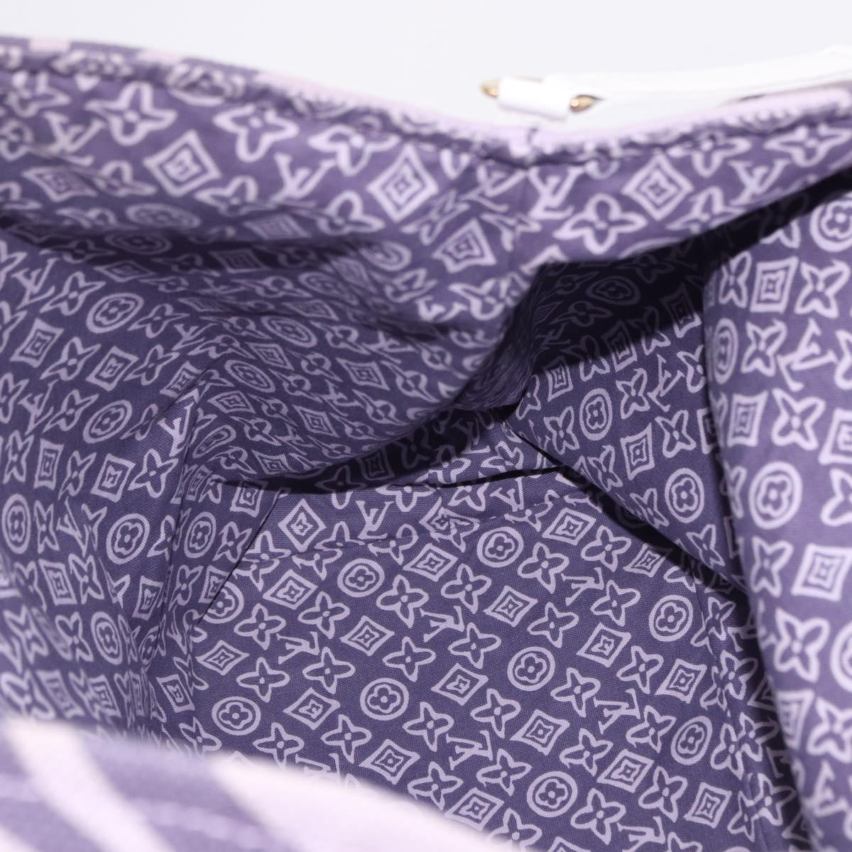 LOUIS VUITTON Cruise line Taicienne GM Bag Canvas Purple M95681 LV Auth ep15639A