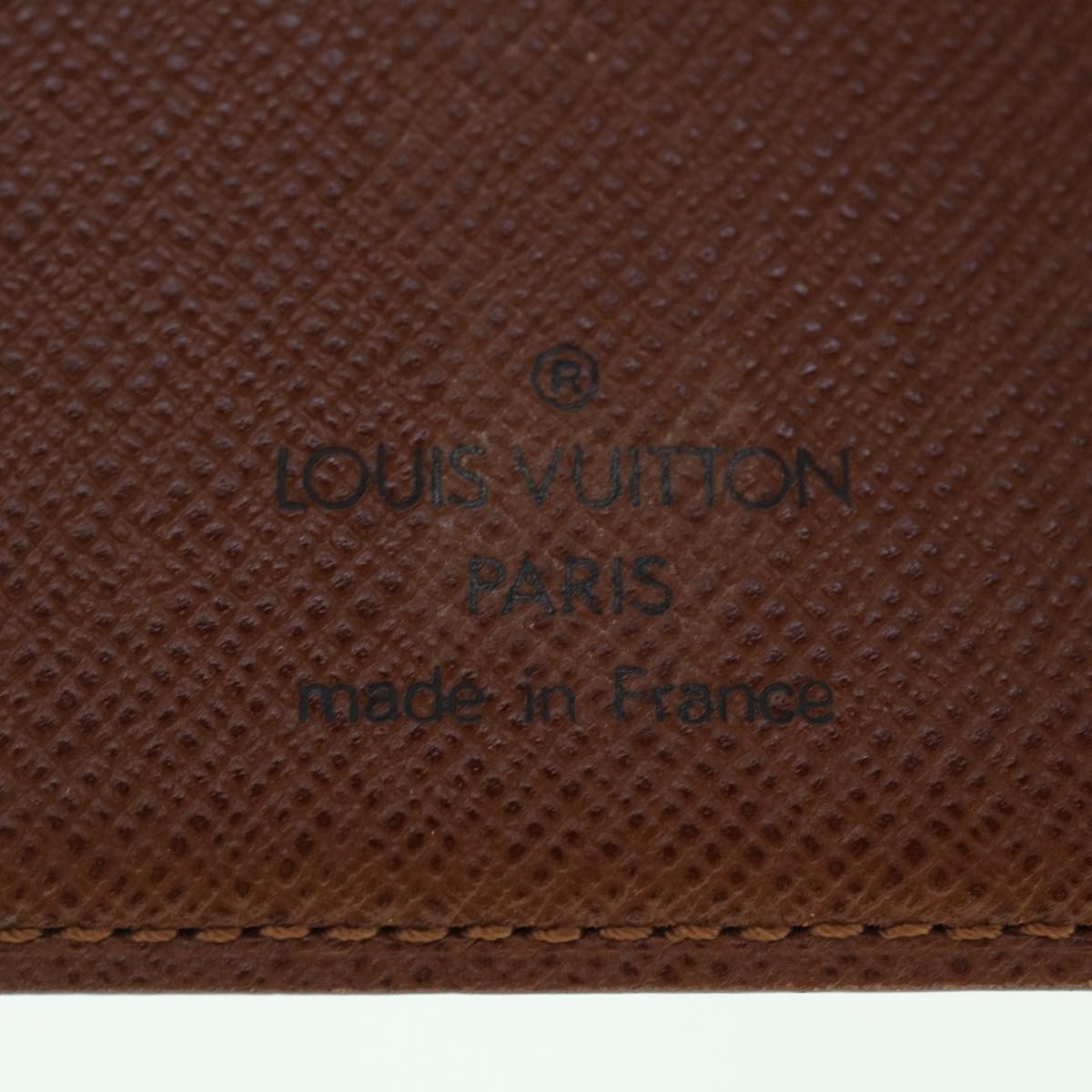 LOUIS VUITTON Monogram Porte Papier Zip Wallet M61207 LV Auth ep1564