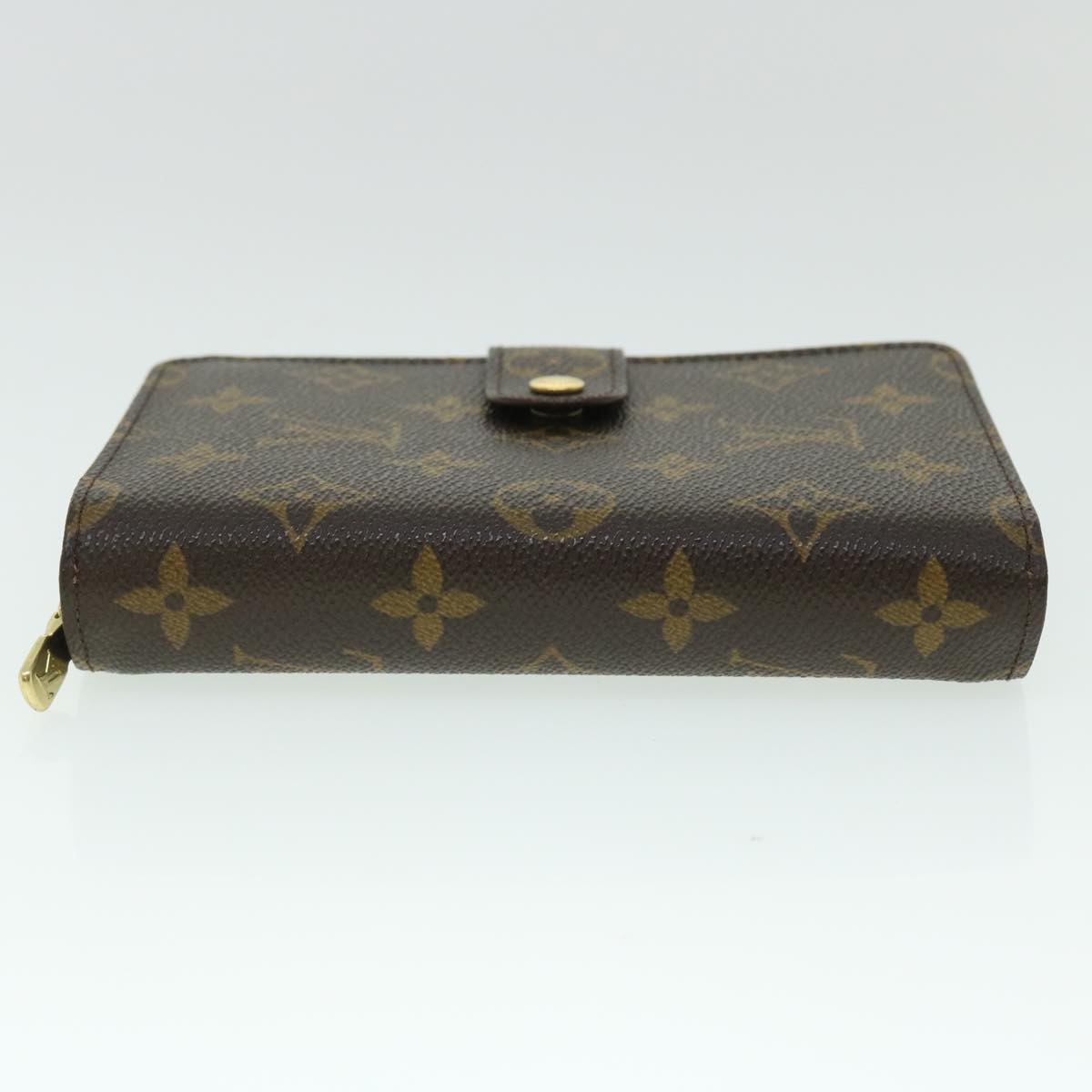 LOUIS VUITTON Monogram Porte Papier Zip Wallet M61207 LV Auth ep1564