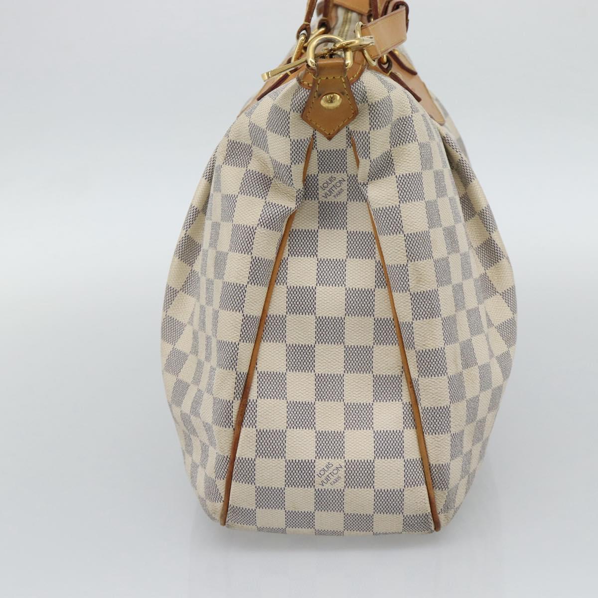 LOUIS VUITTON Damier Azur Siracusa GM Shoulder Bag N41111 LV Auth ep15640A