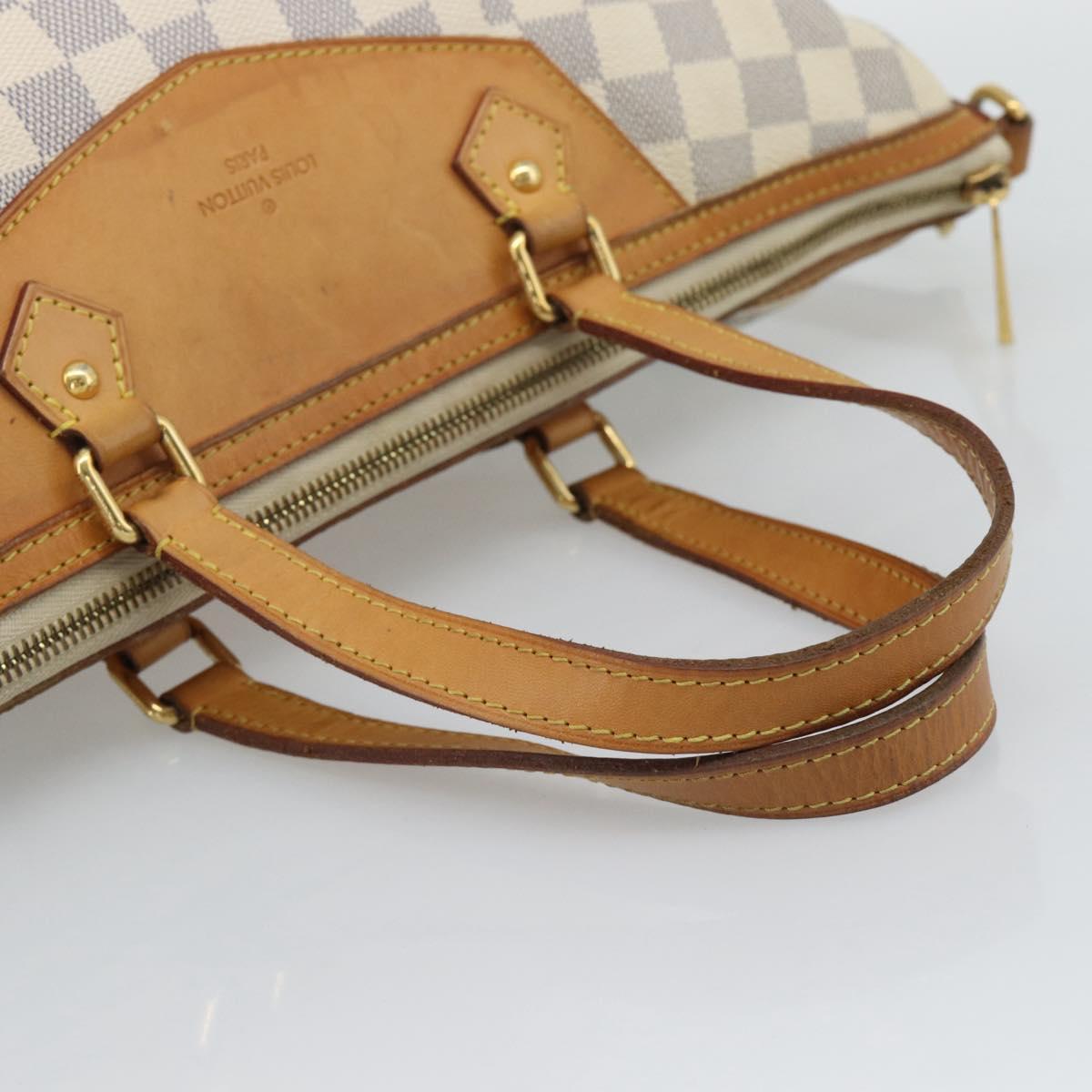 LOUIS VUITTON Damier Azur Siracusa GM Shoulder Bag N41111 LV Auth ep15640A
