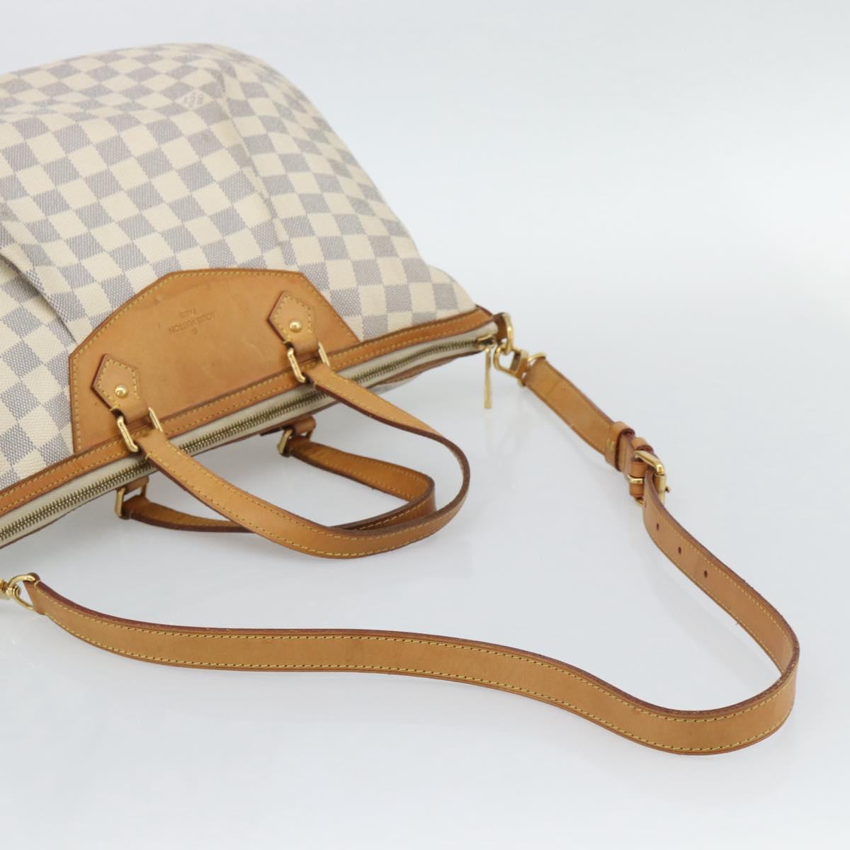 LOUIS VUITTON Damier Azur Siracusa GM Shoulder Bag N41111 LV Auth ep15640A
