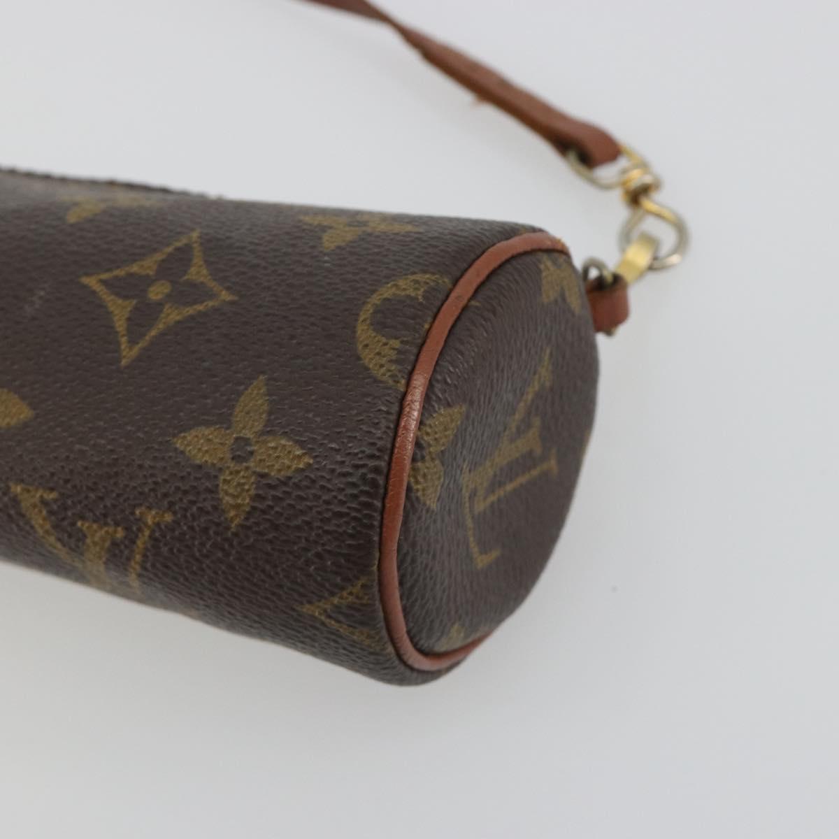 LOUIS VUITTON Monogram Papillon Pouch LV Auth ep15644
