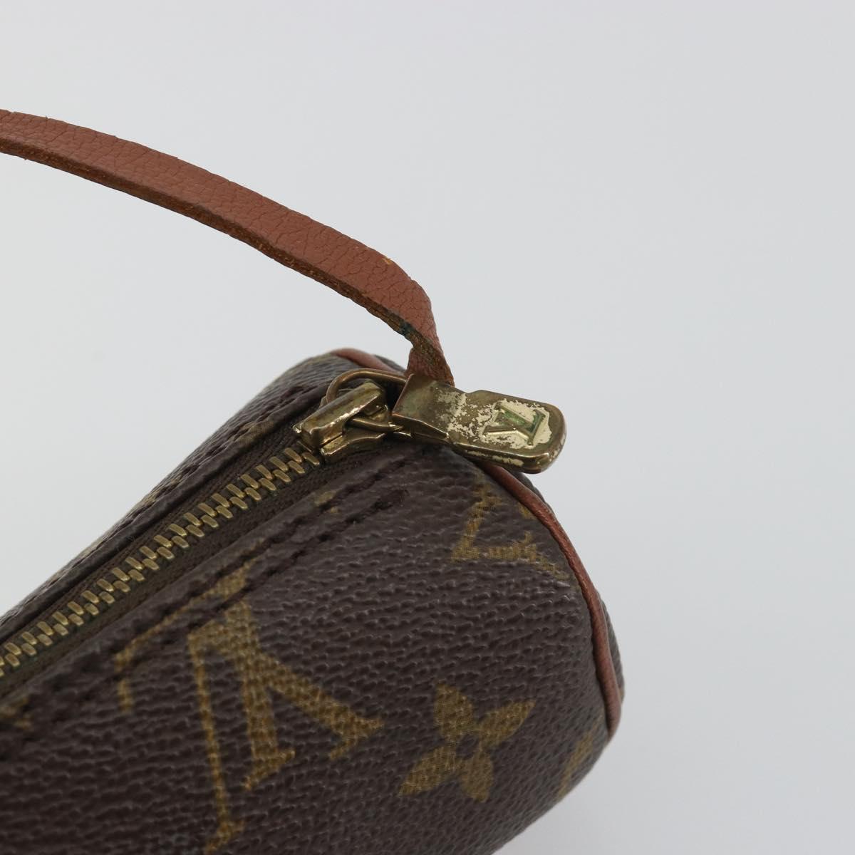 LOUIS VUITTON Monogram Papillon Pouch LV Auth ep15644