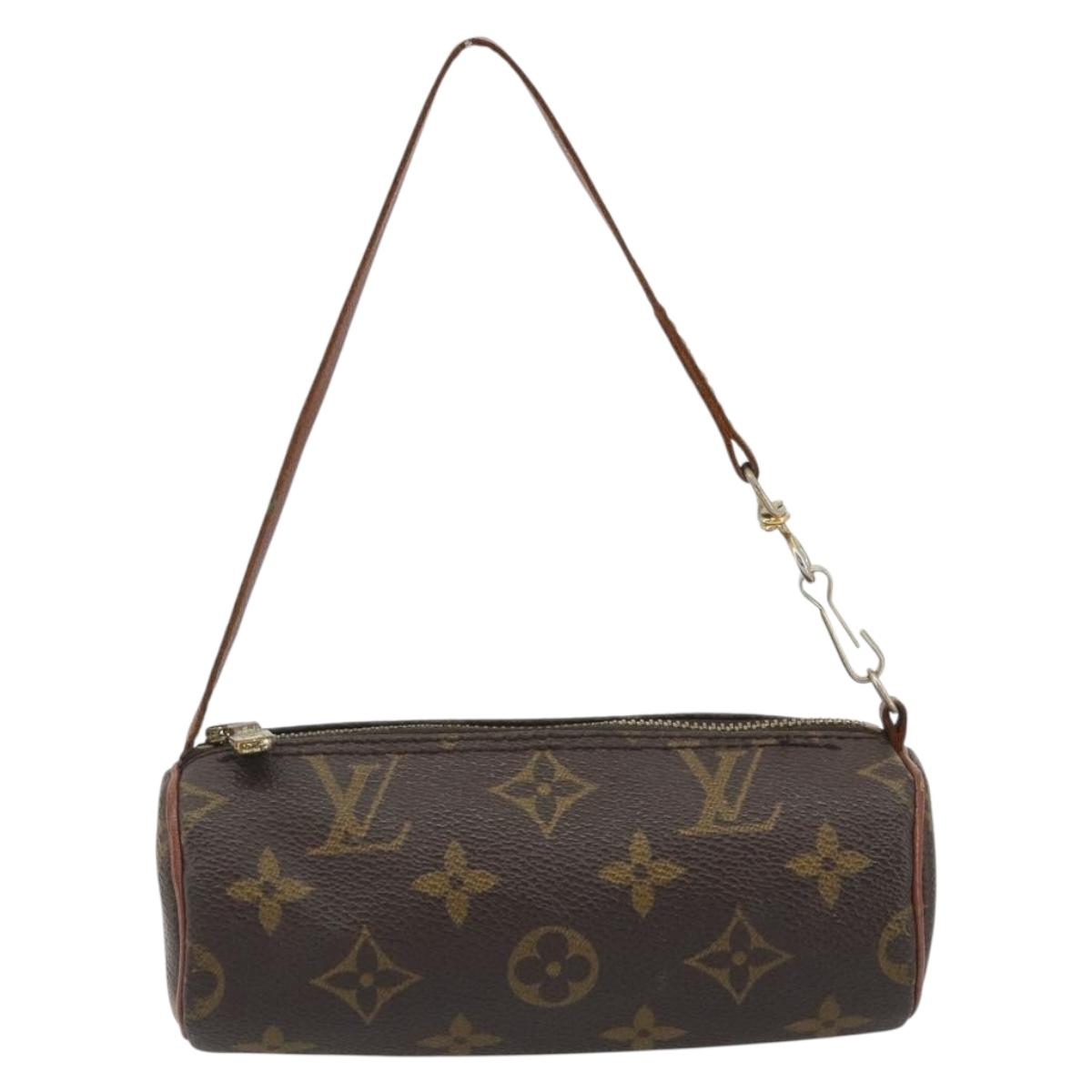 LOUIS VUITTON Monogram Papillon Pouch LV Auth ep15644