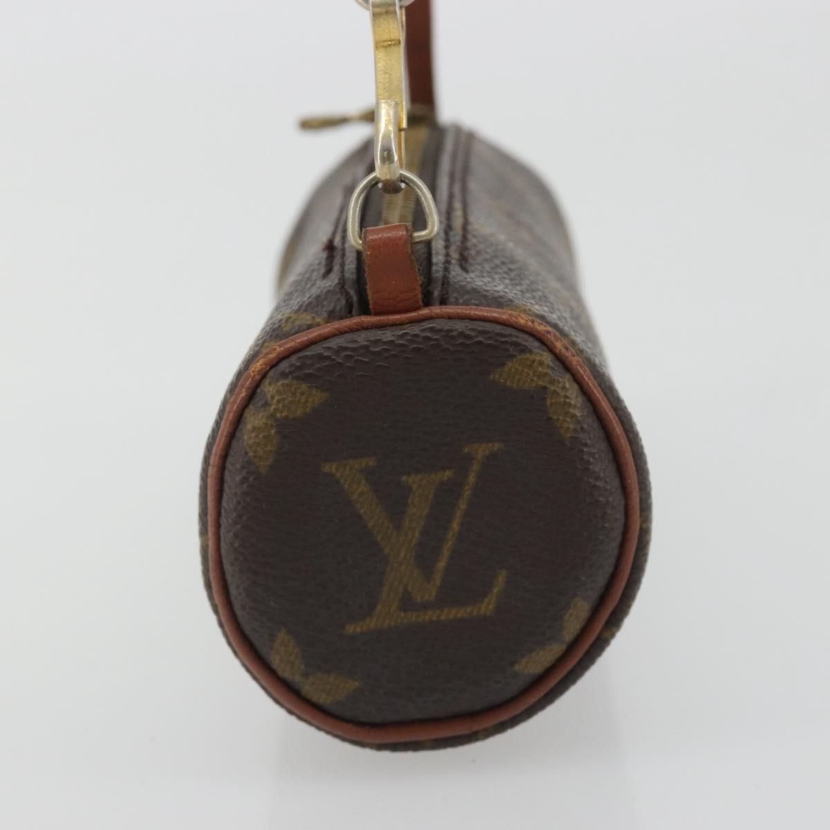 LOUIS VUITTON Monogram Papillon Pouch LV Auth ep15644