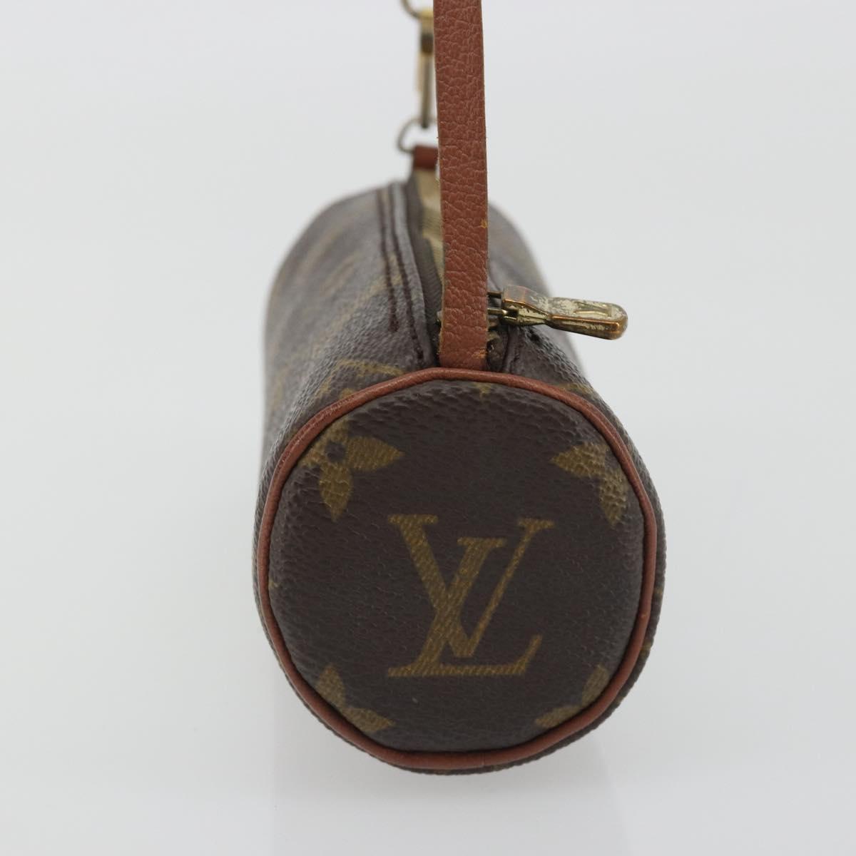 LOUIS VUITTON Monogram Papillon Pouch LV Auth ep15644