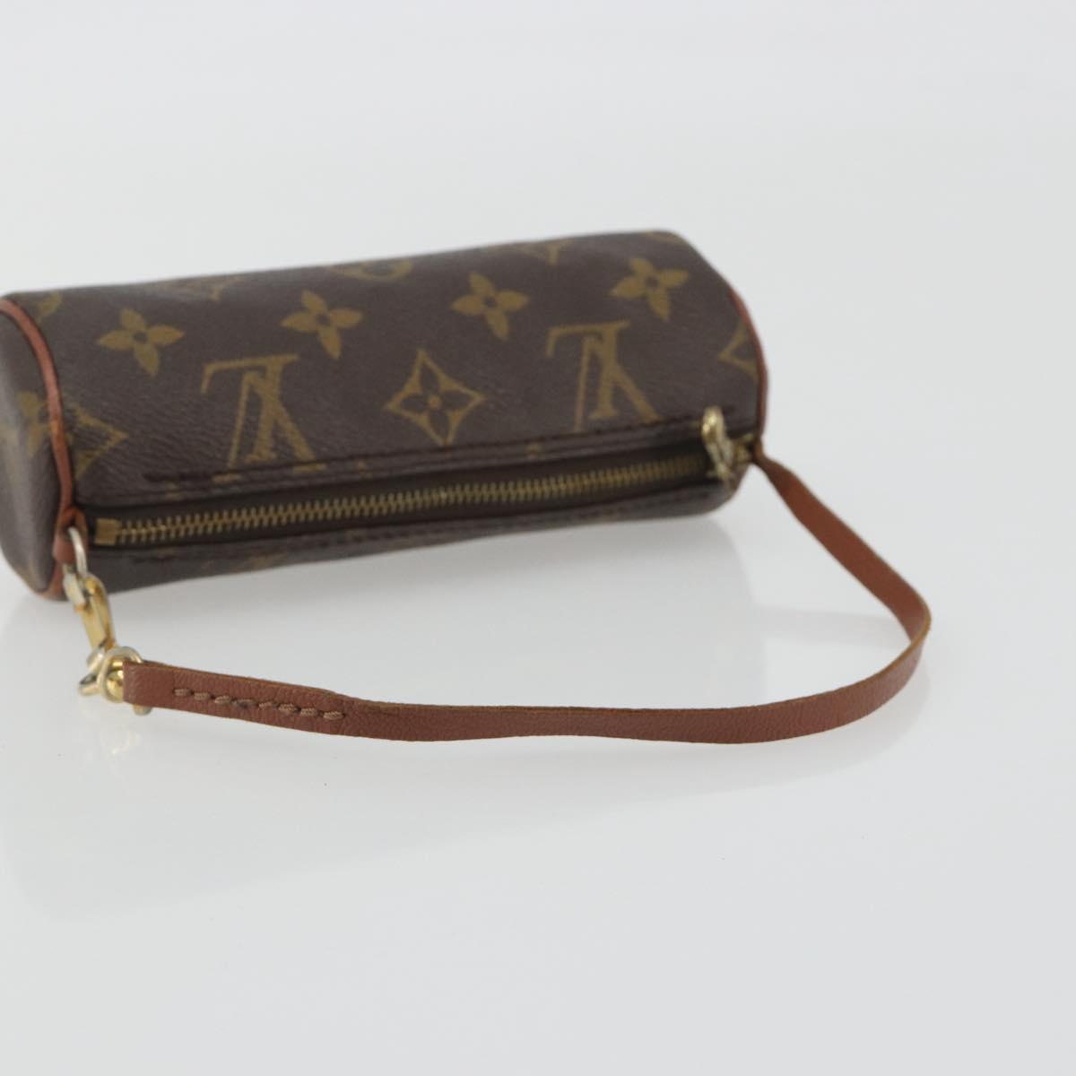 LOUIS VUITTON Monogram Papillon Pouch LV Auth ep15644