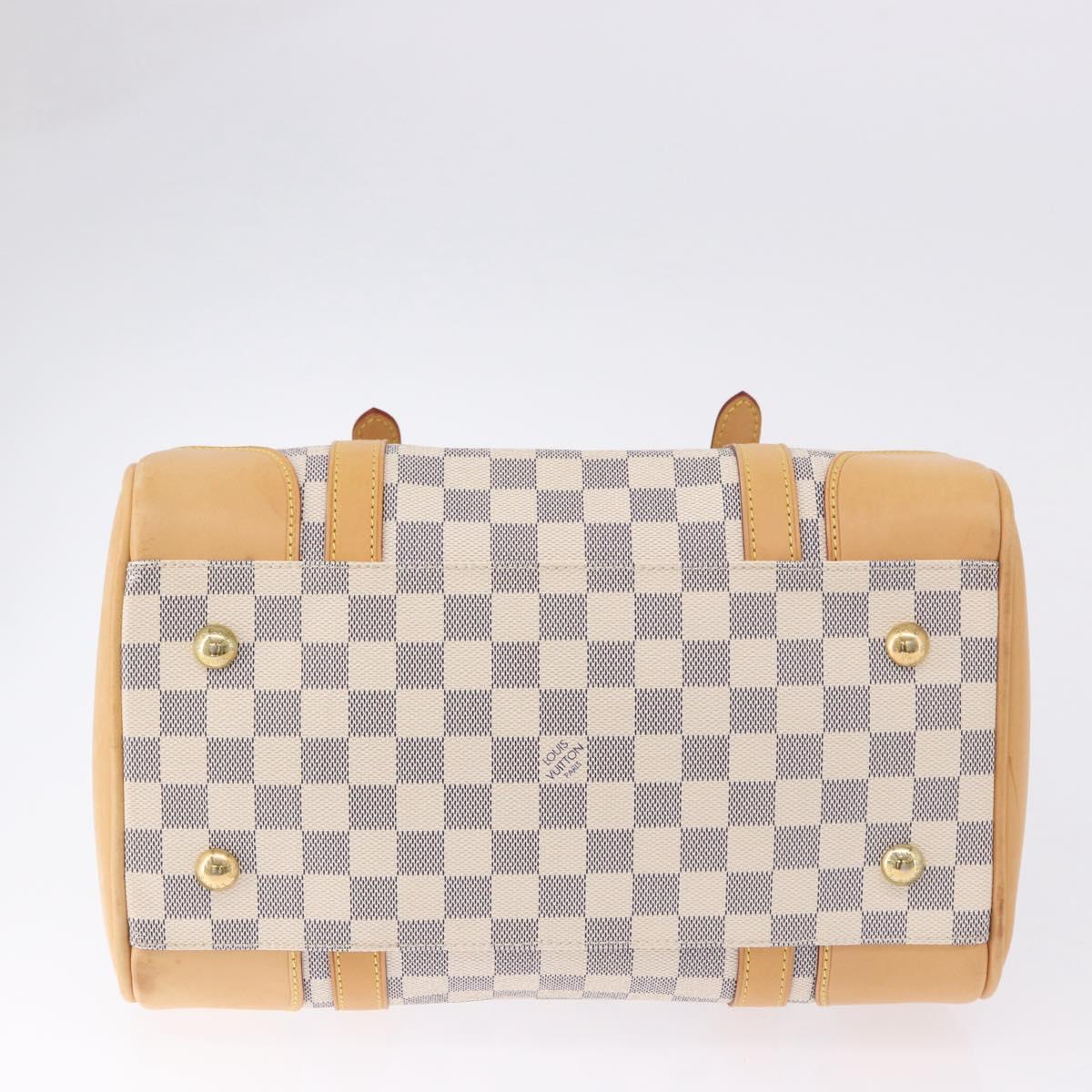LOUIS VUITTON Damier Azur Berkeley Hand Bag N52001 LV Auth ep15648A