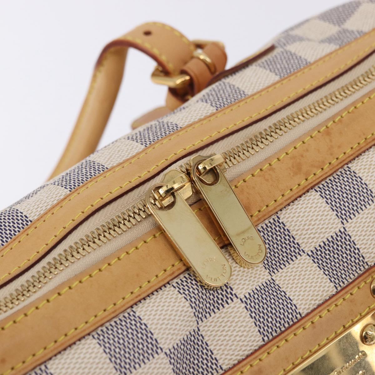 LOUIS VUITTON Damier Azur Berkeley Hand Bag N52001 LV Auth ep15648A