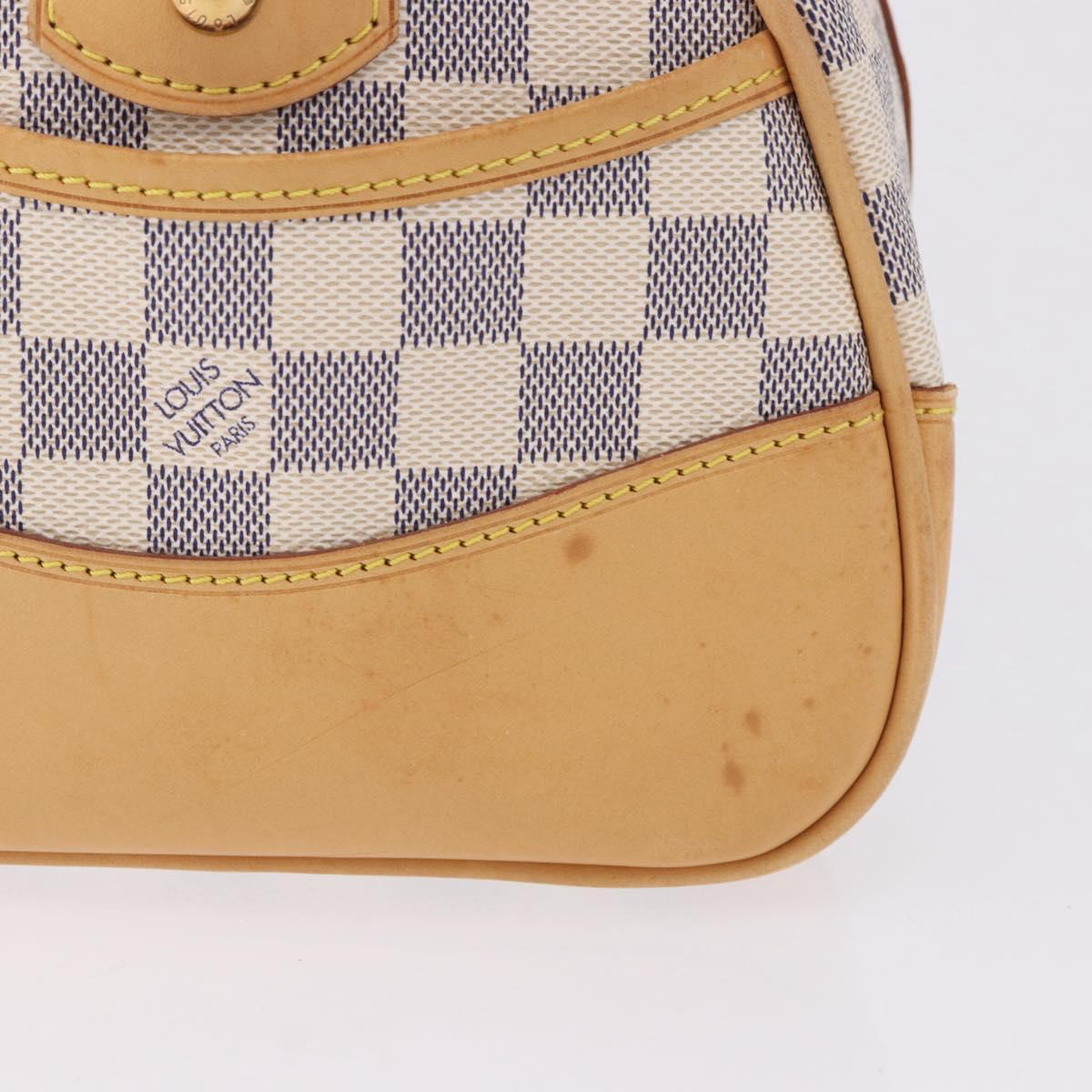 LOUIS VUITTON Damier Azur Berkeley Hand Bag N52001 LV Auth ep15648A