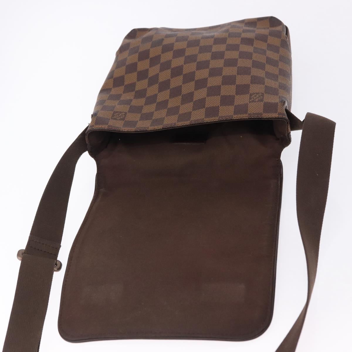 LOUIS VUITTON Damier Ebene Brooklyn PM Shoulder Bag N51210 LV Auth ep15649