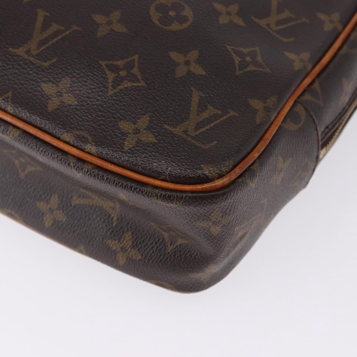 LOUIS VUITTON Monogram Porte Documents Pegas Hand Bag M53343 LV Auth ep15652