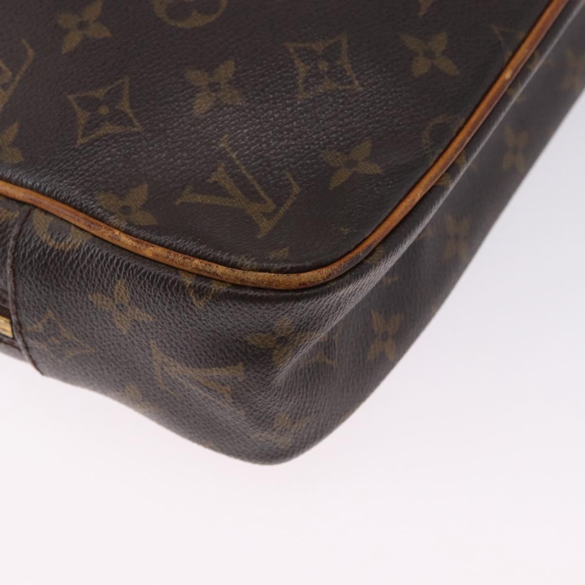 LOUIS VUITTON Monogram Porte Documents Pegas Hand Bag M53343 LV Auth ep15652